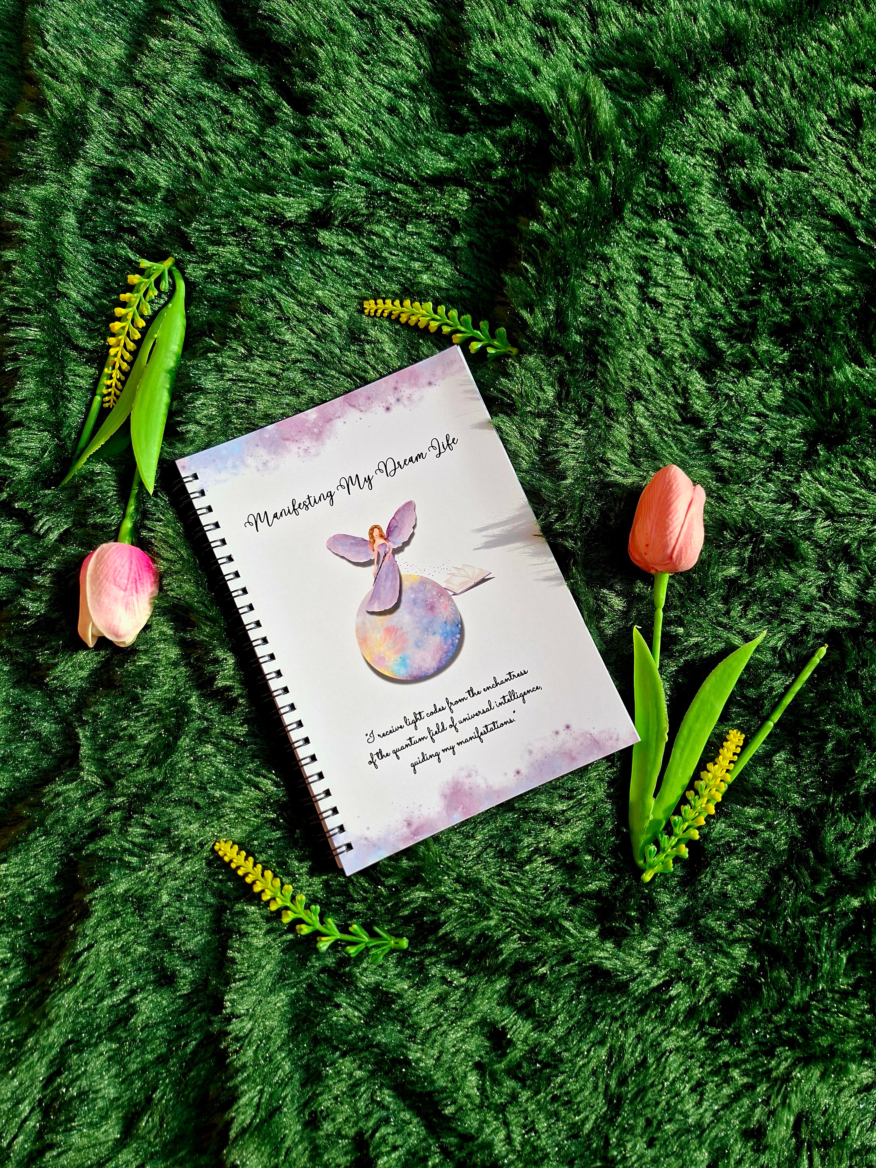 Manifesting My Dream Life- Spiral Notebook + Affirmation & Meditation Cards