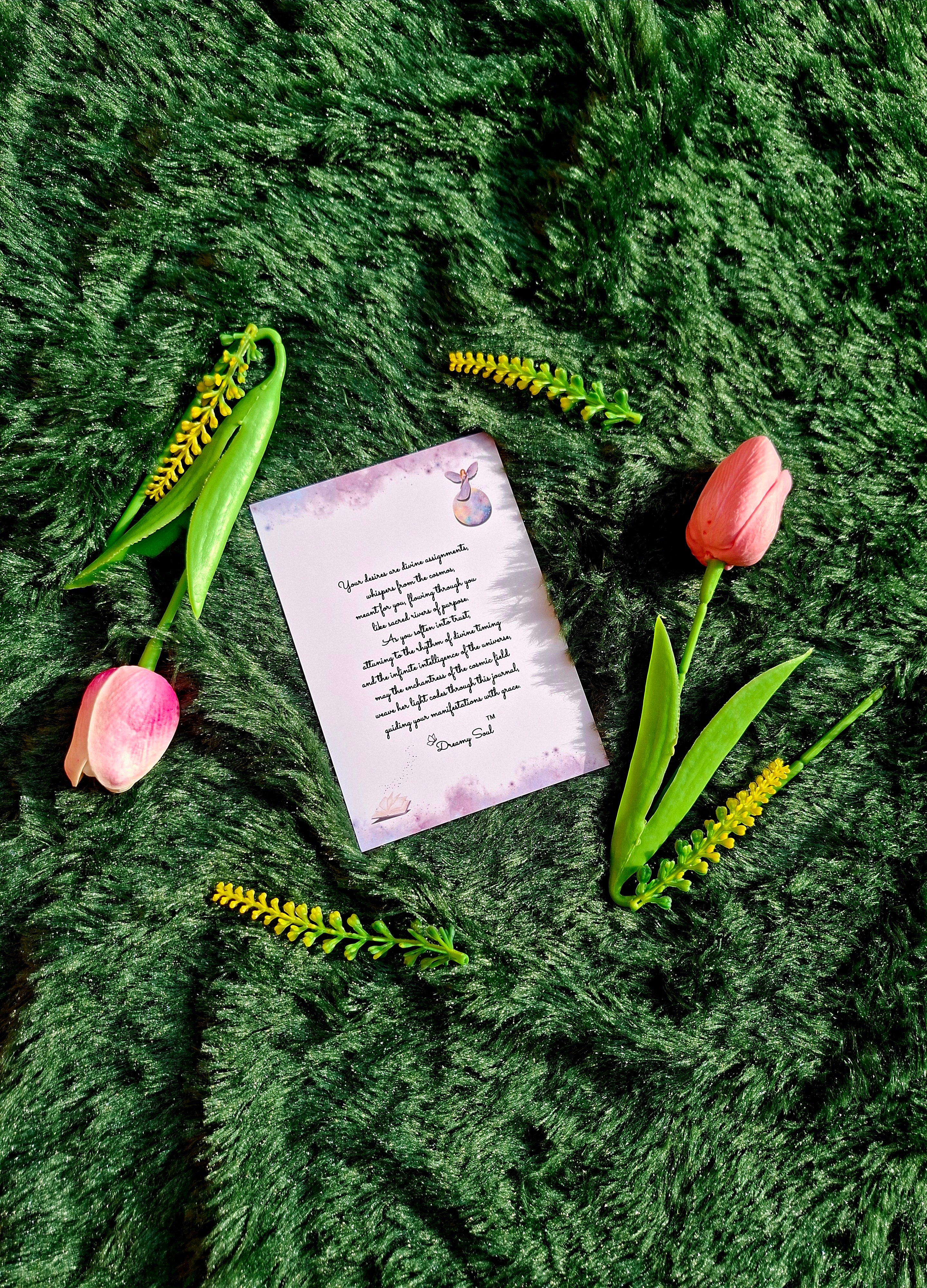 Manifesting My Dream Life- Spiral Notebook + Affirmation & Meditation Cards