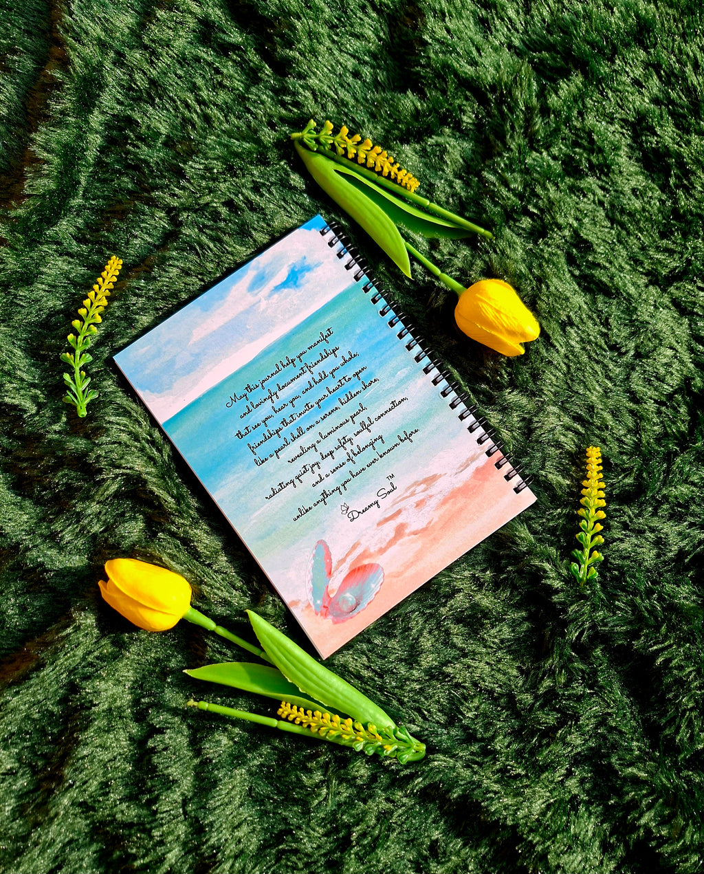 The Pearl of Soulful Friendships - Spiral Notebook + Affirmation & Meditation Cards