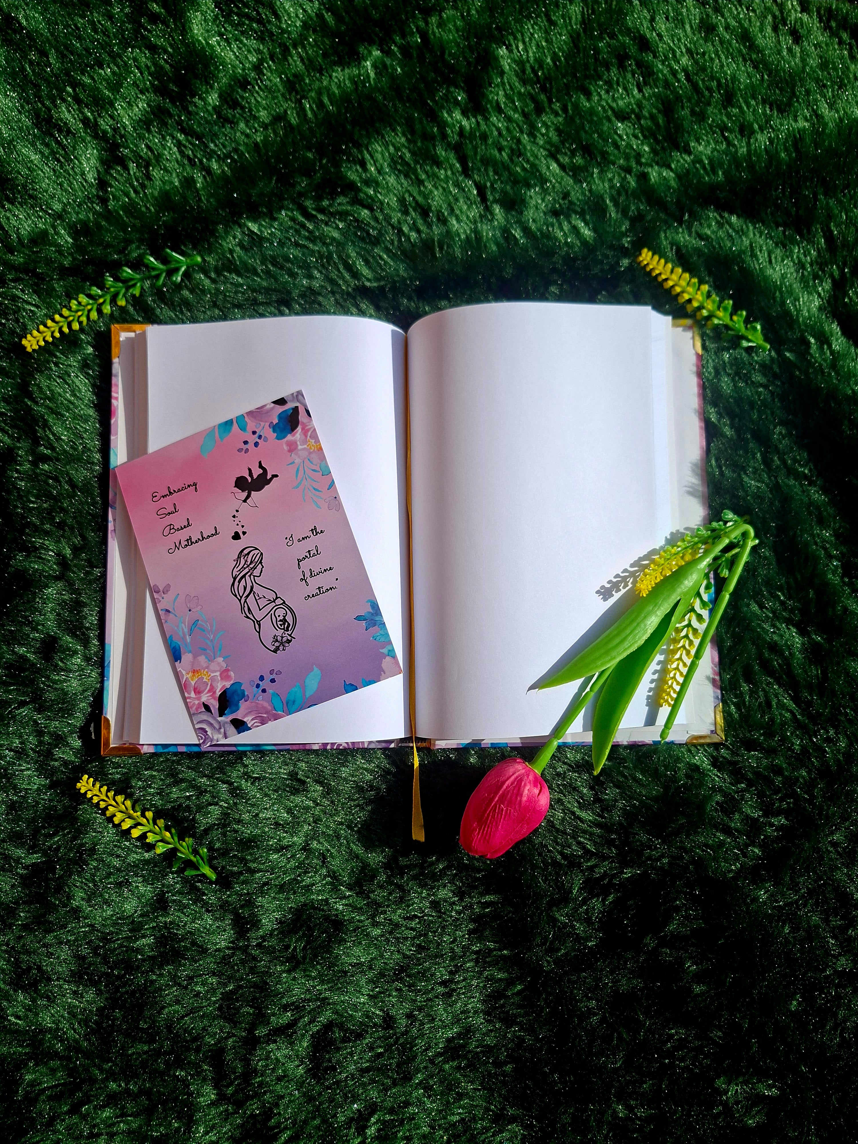 Soul Based Motherhood- Diary (A5 Size) + Affirmation & Meditation Cards