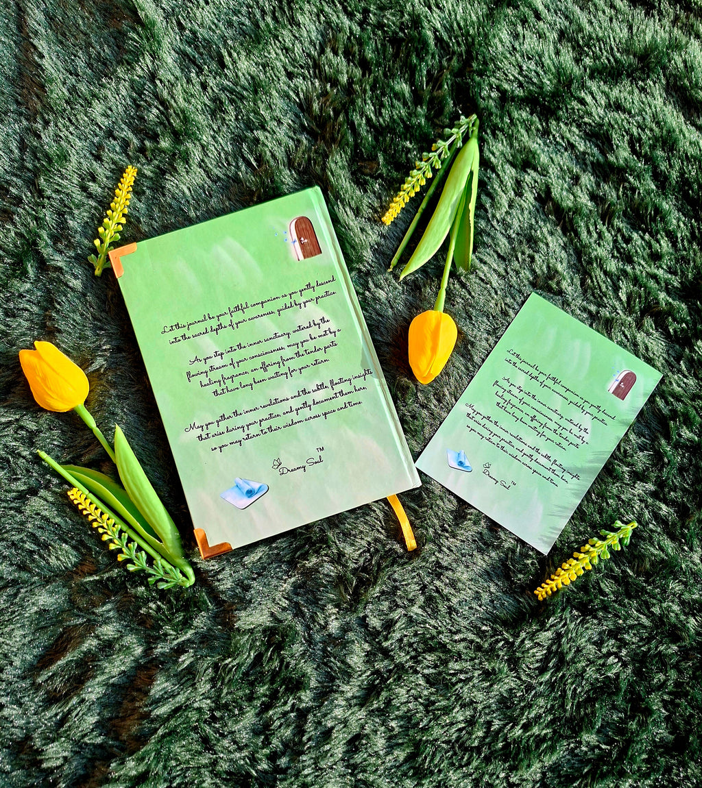 Inner Journey With Yoga- Diary (A5 Size) + Affirmation & Meditation Cards