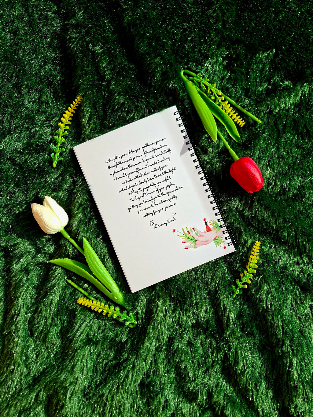 Unfolding Metamorphosis - Spiral Notebook + Affirmation & Meditation Cards Card