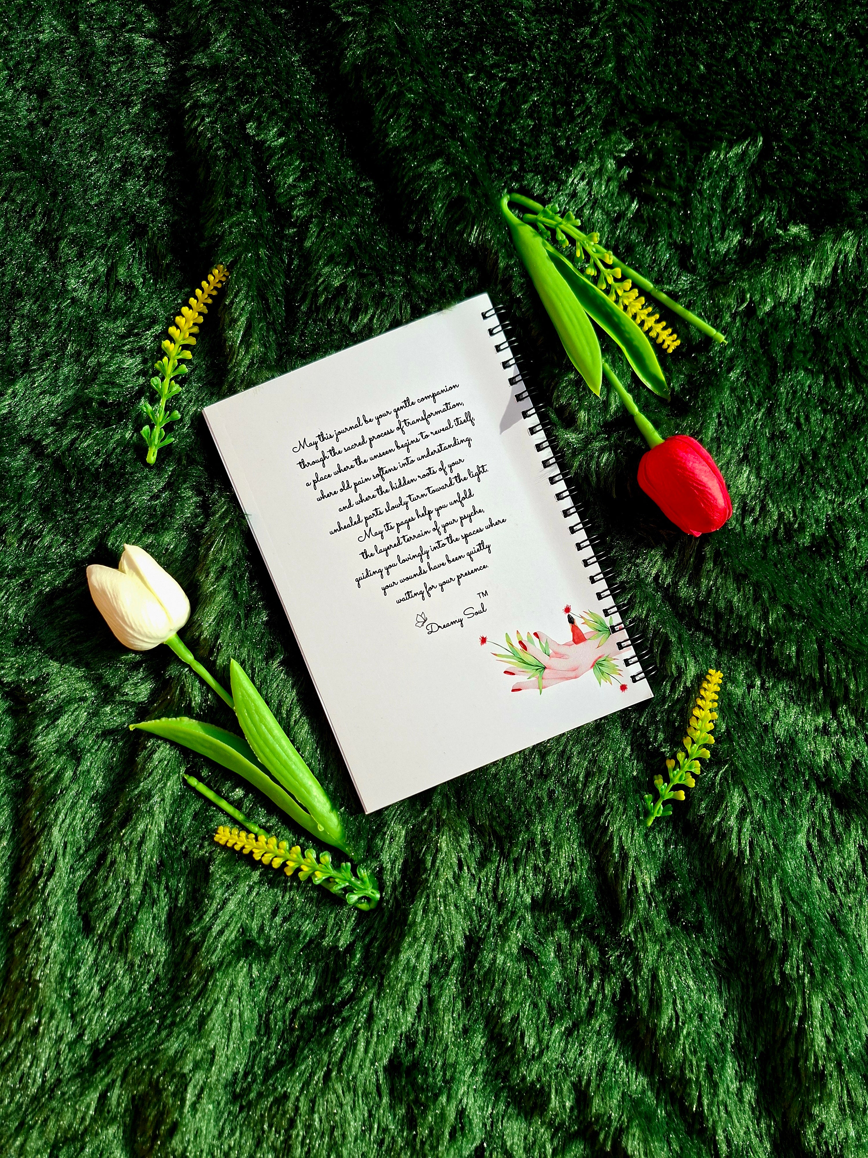 Unfolding Metamorphosis - Spiral Notebook + Affirmation & Meditation Cards Card