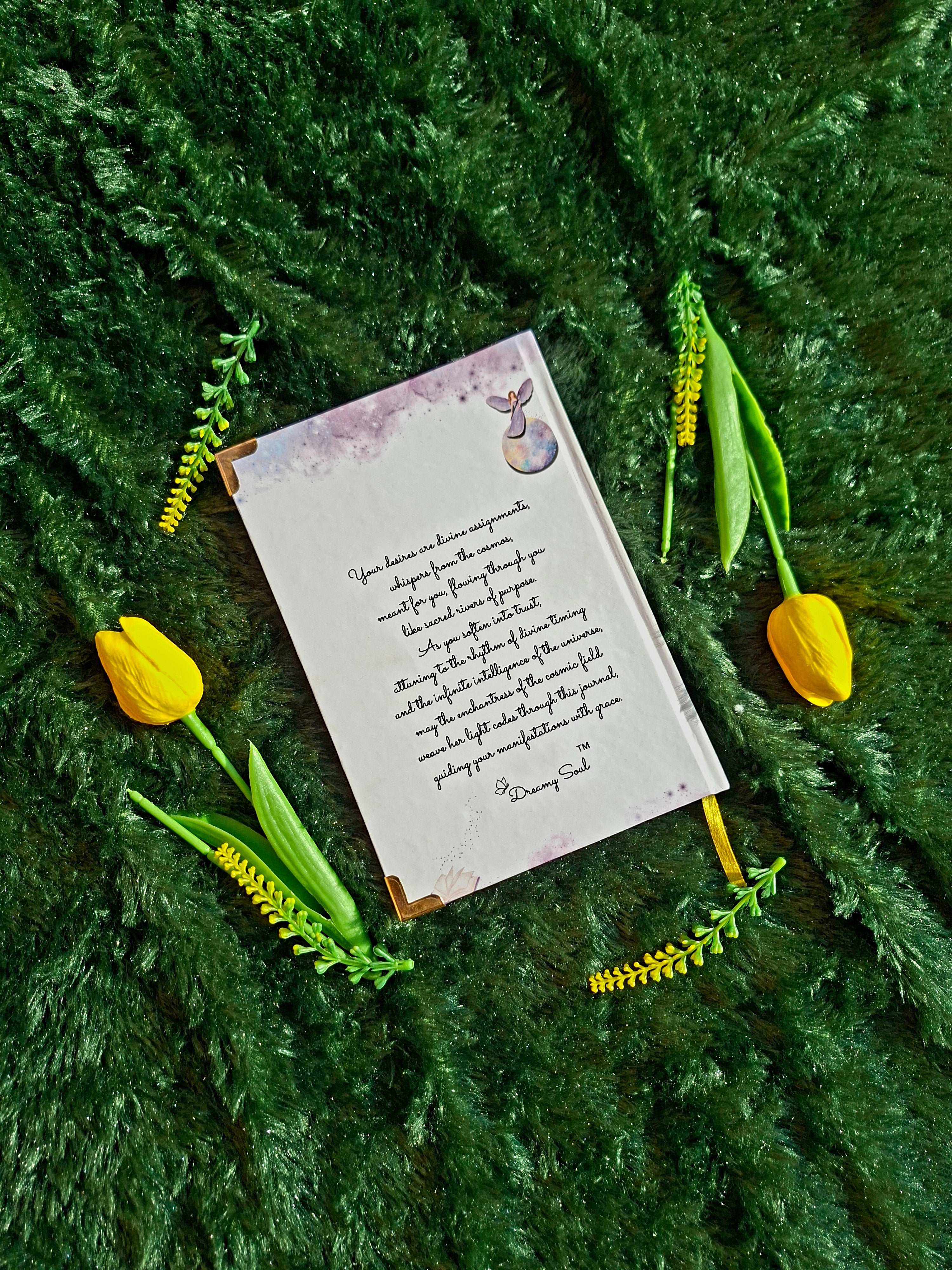 Manifesting My Dream Life- Diary (A5 Diary) + Affirmation & Meditation Cards