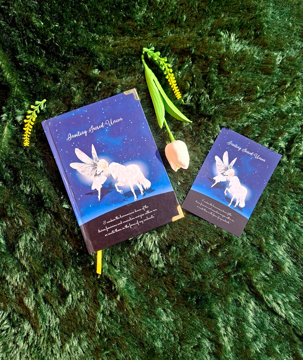 Inviting Sacred Union- Executive Diary +Affirmation & Meditation Cards