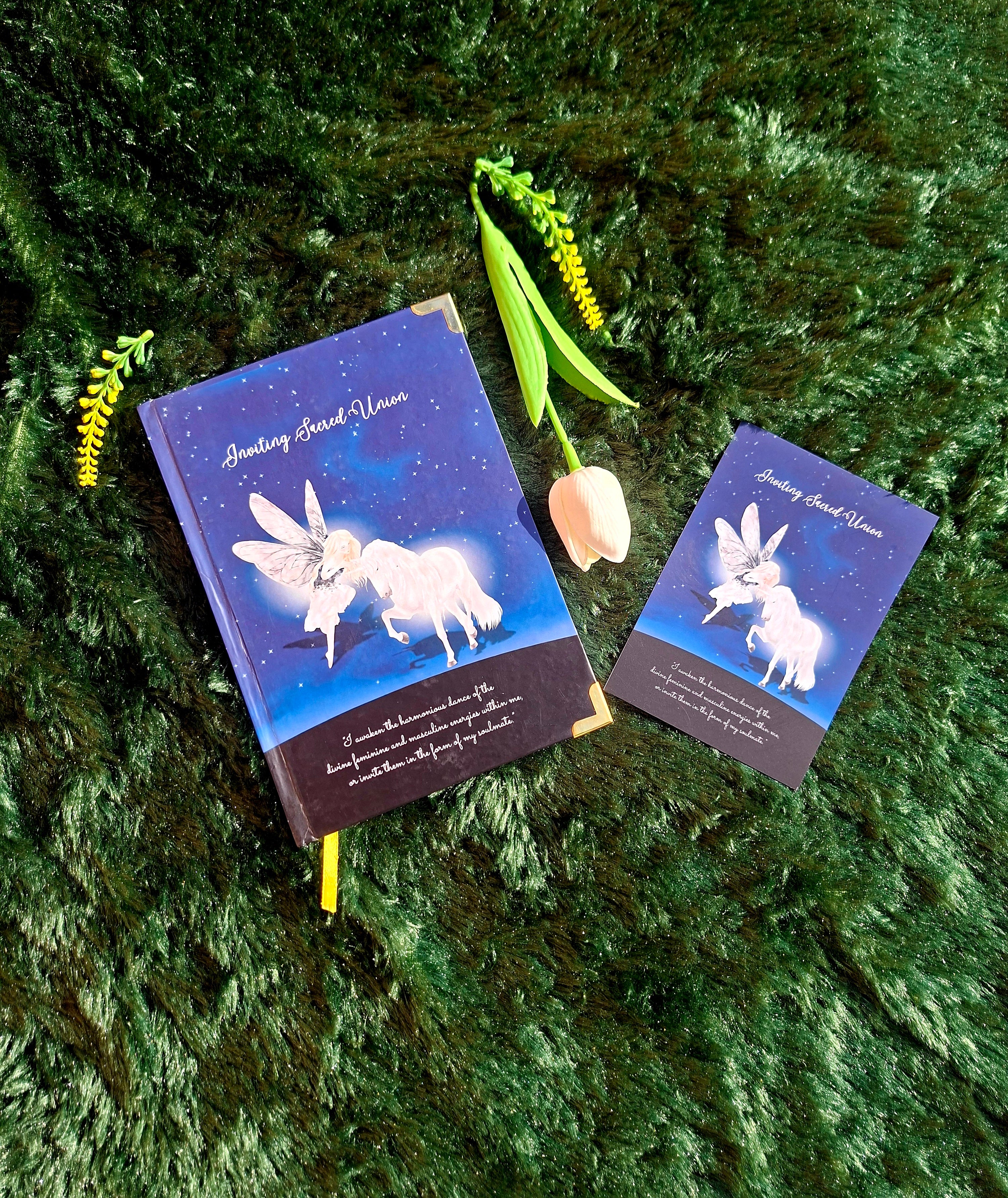 Inviting Sacred Union- Executive Diary +Affirmation & Meditation Cards