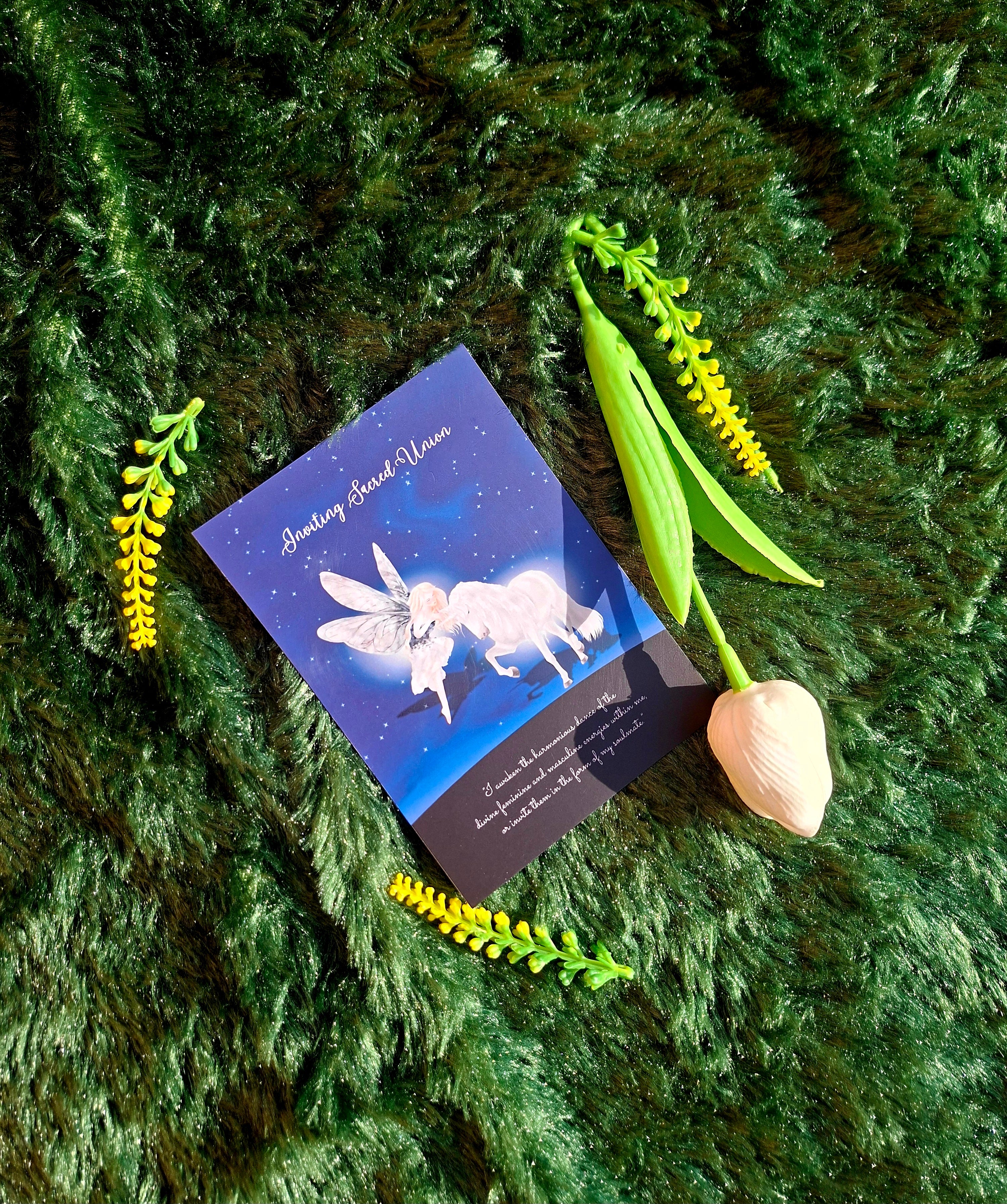Inviting Sacred Union- Diary (A5 Size) + Affirmation & Meditation Cards