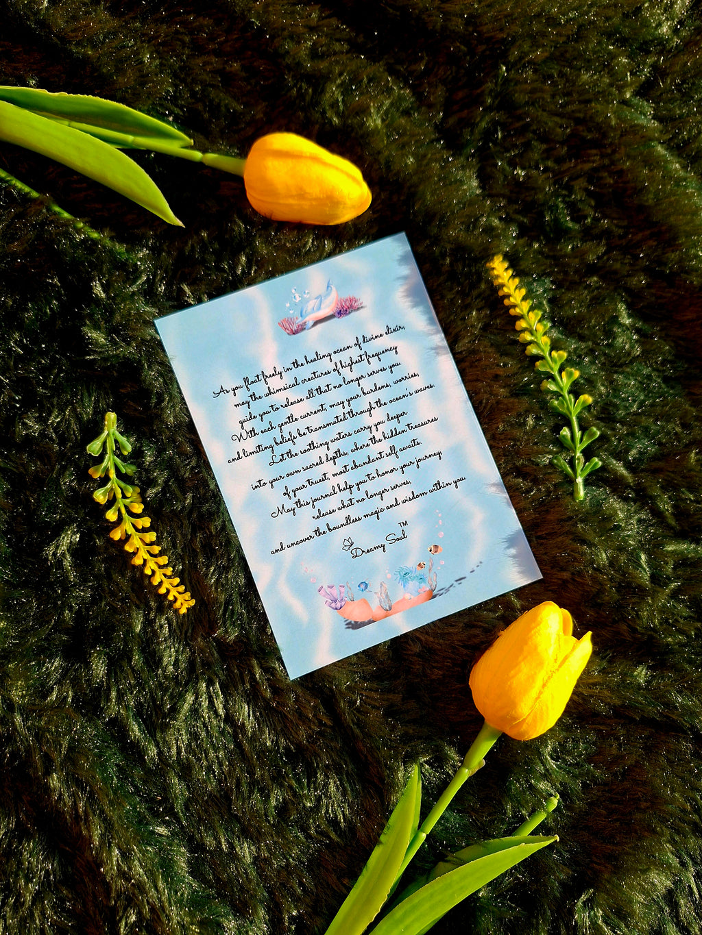 Gentle Spiritual Immersion- Diary (A5 Size) + Affirmation & Meditation Cards