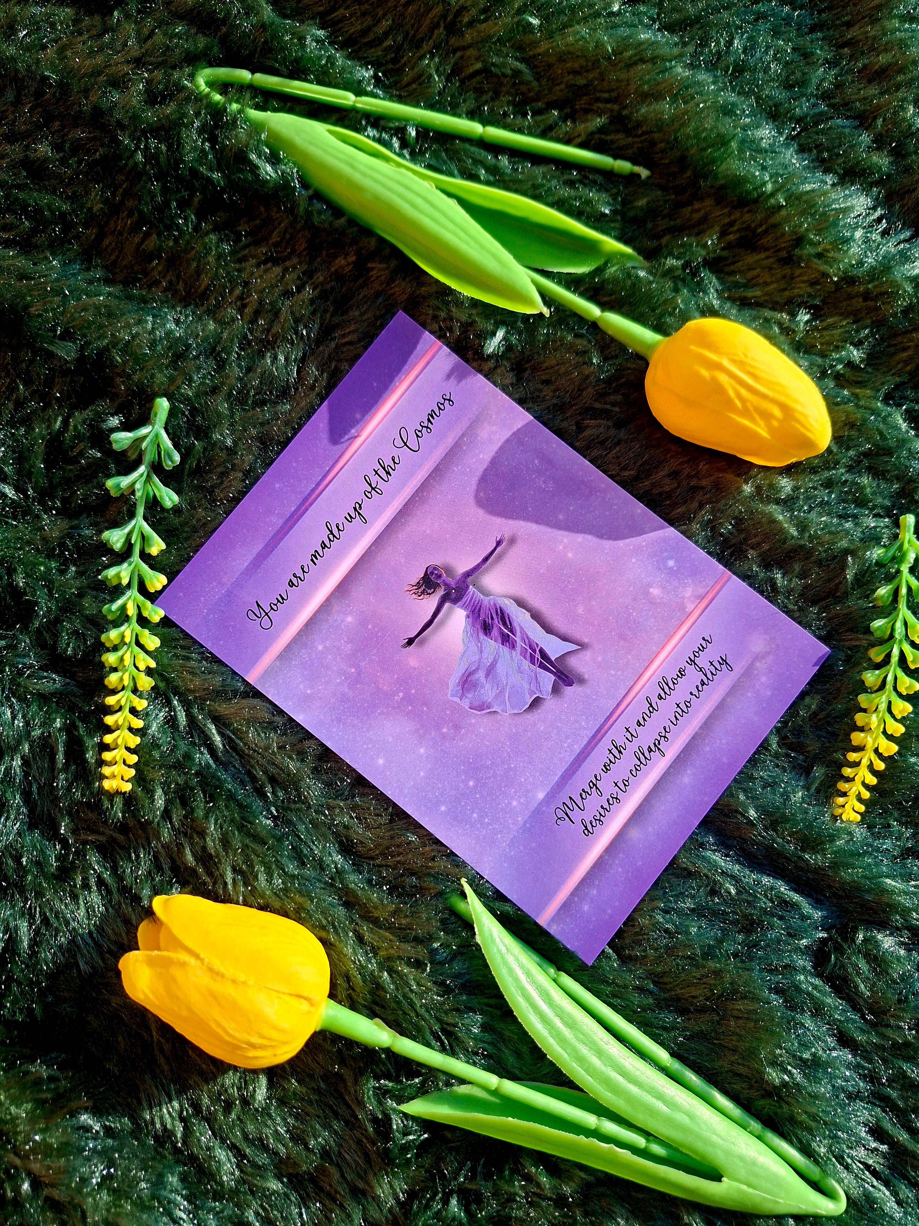 You are made up of the Cosmos- Diary (A5 Size) + Affirmation & Meditation Cards