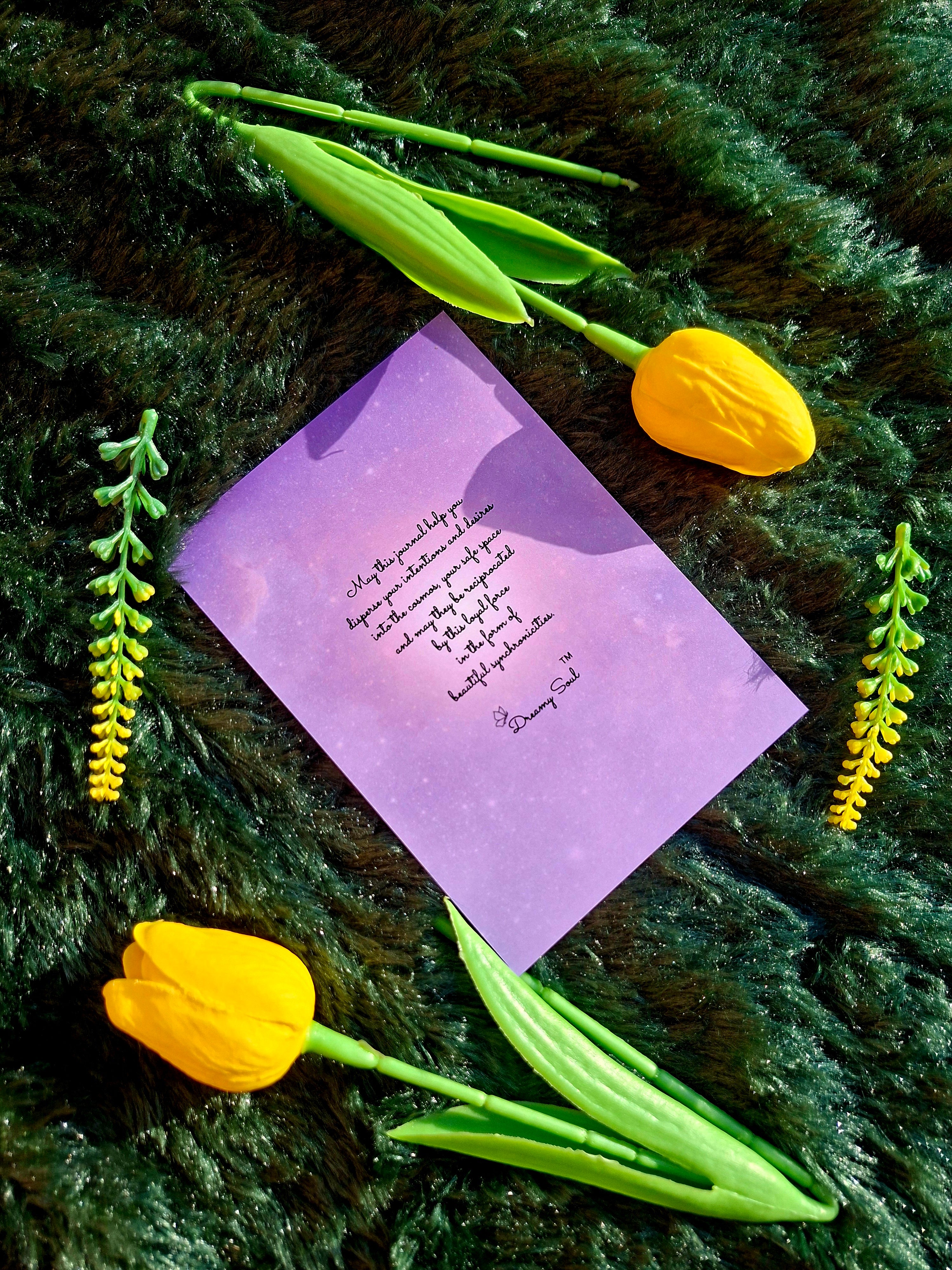 You are made up of the Cosmos- Diary (A5 Size) + Affirmation & Meditation Cards
