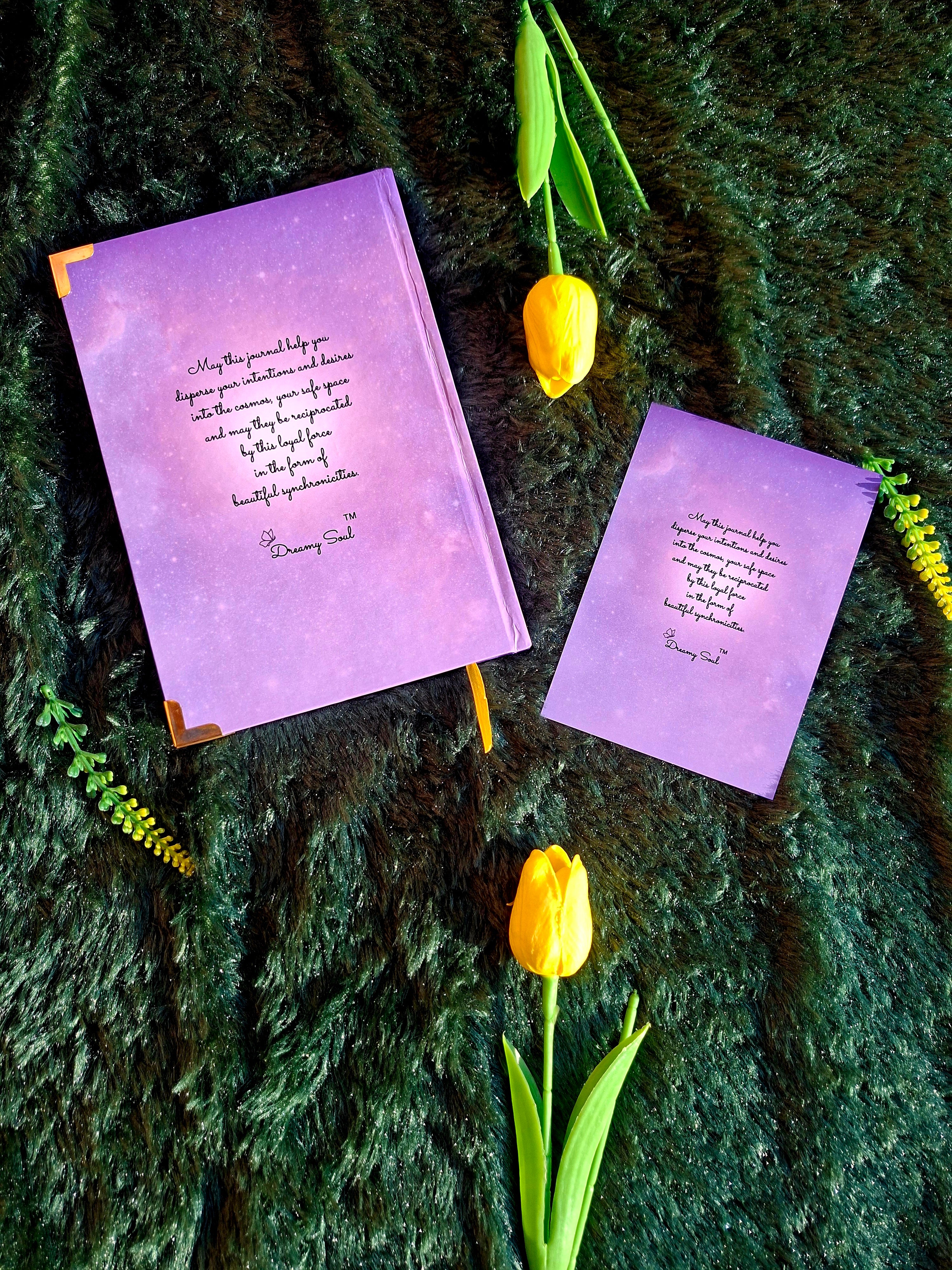 You are made up of the Cosmos- Diary (A5 Size) + Affirmation & Meditation Cards