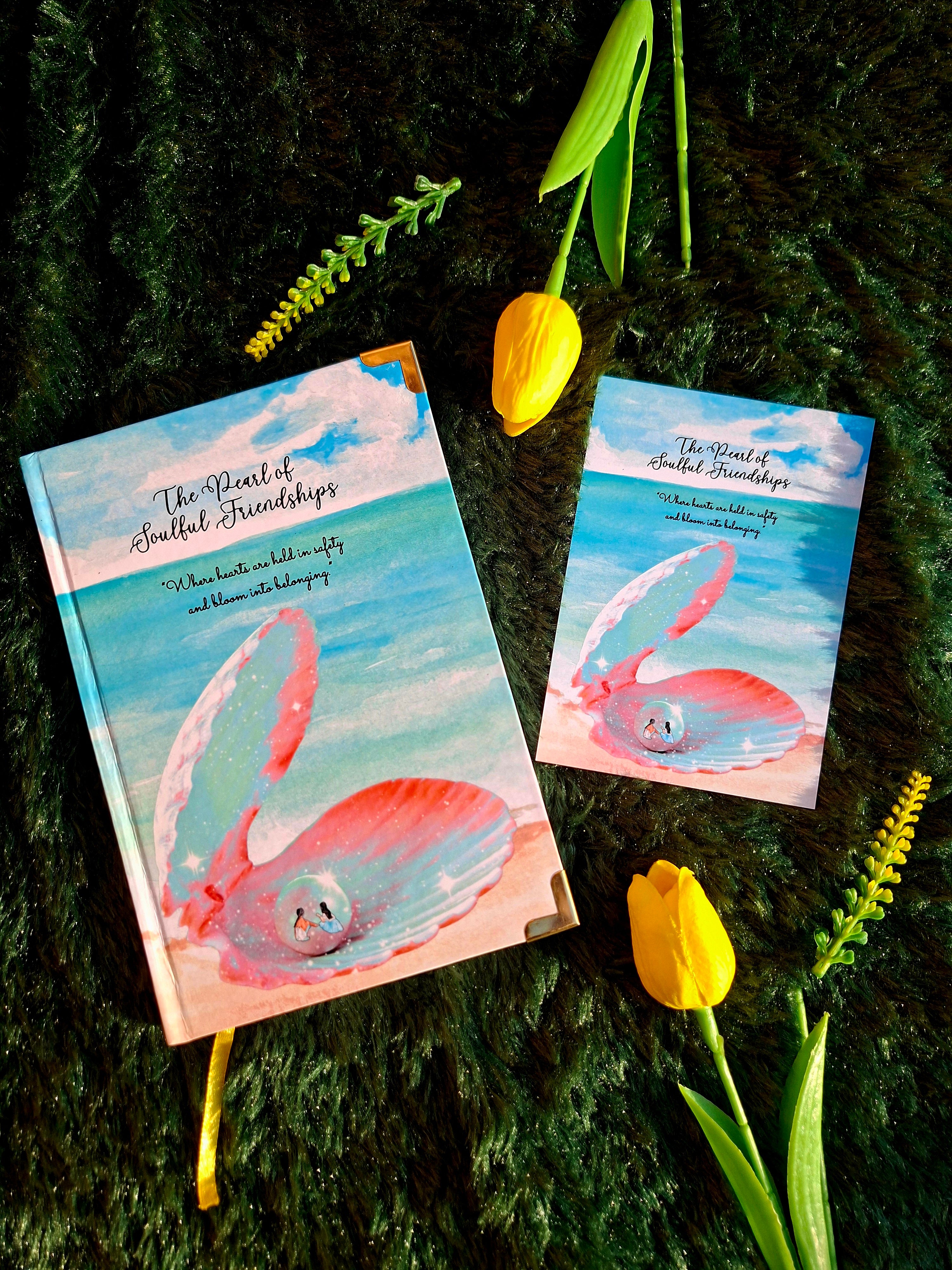 The Pearl of Soulful Friendships - Diary (A5 Size) + Affirmation & Meditation Cards