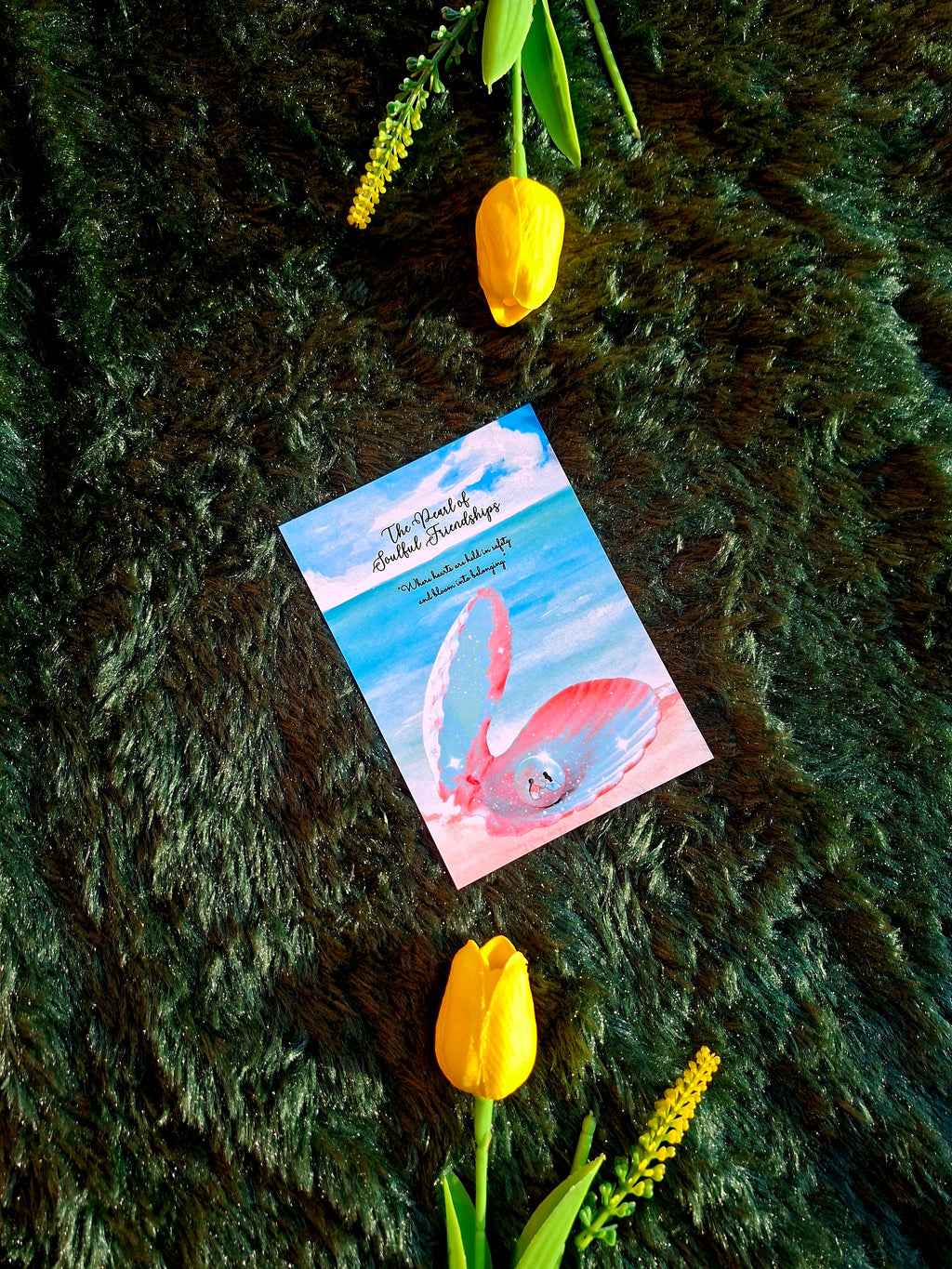 The Pearl of Soulful Friendships - Diary (A5 Size) + Affirmation & Meditation Cards