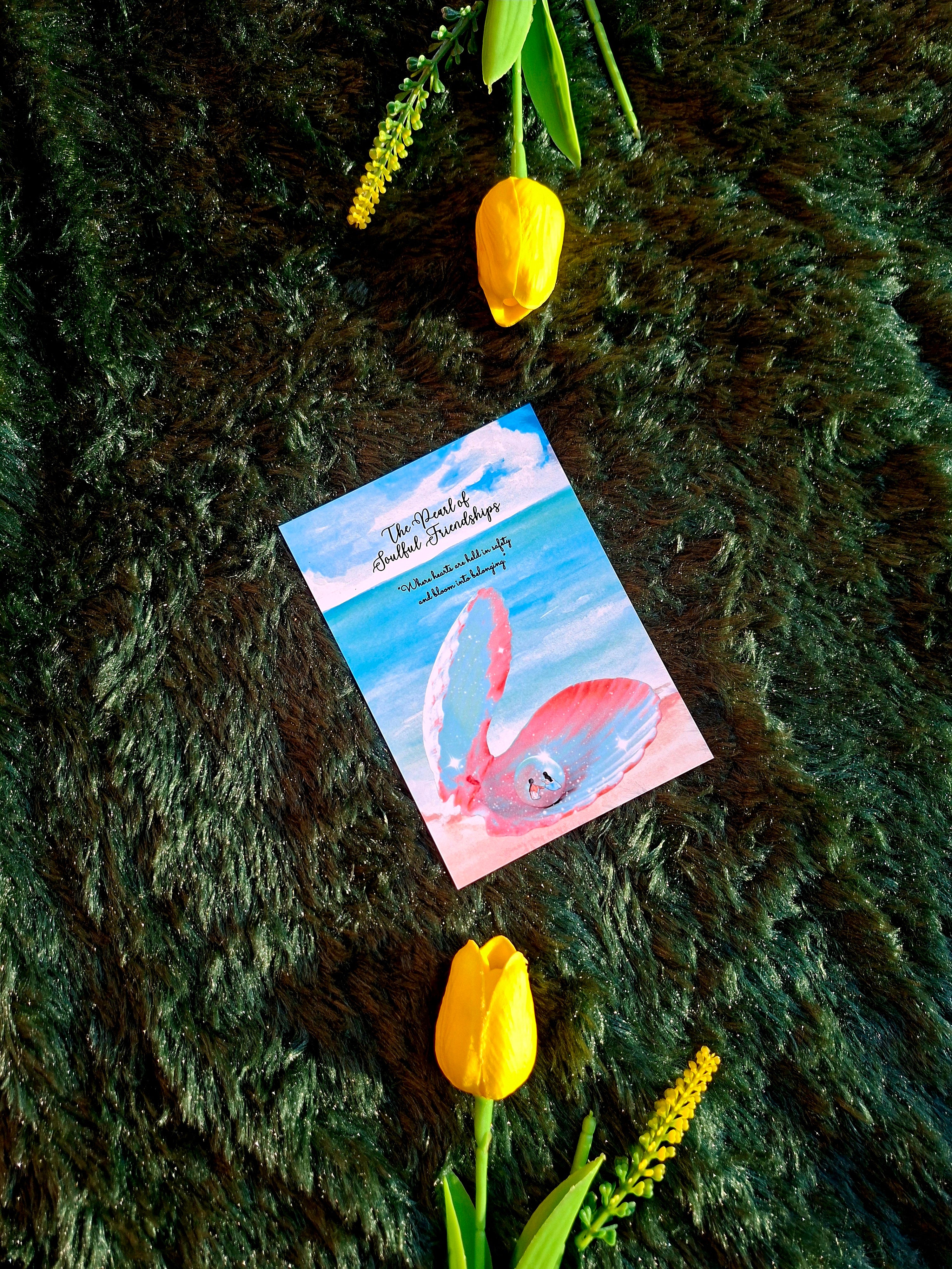 The Pearl of Soulful Friendships - Diary (A5 Size) + Affirmation & Meditation Cards