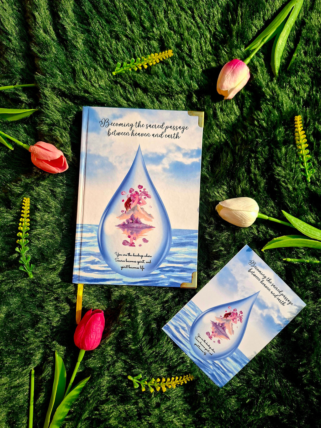 Sacred passage between heaven and earth - Executive Diary + Affirmation & Meditation Cards