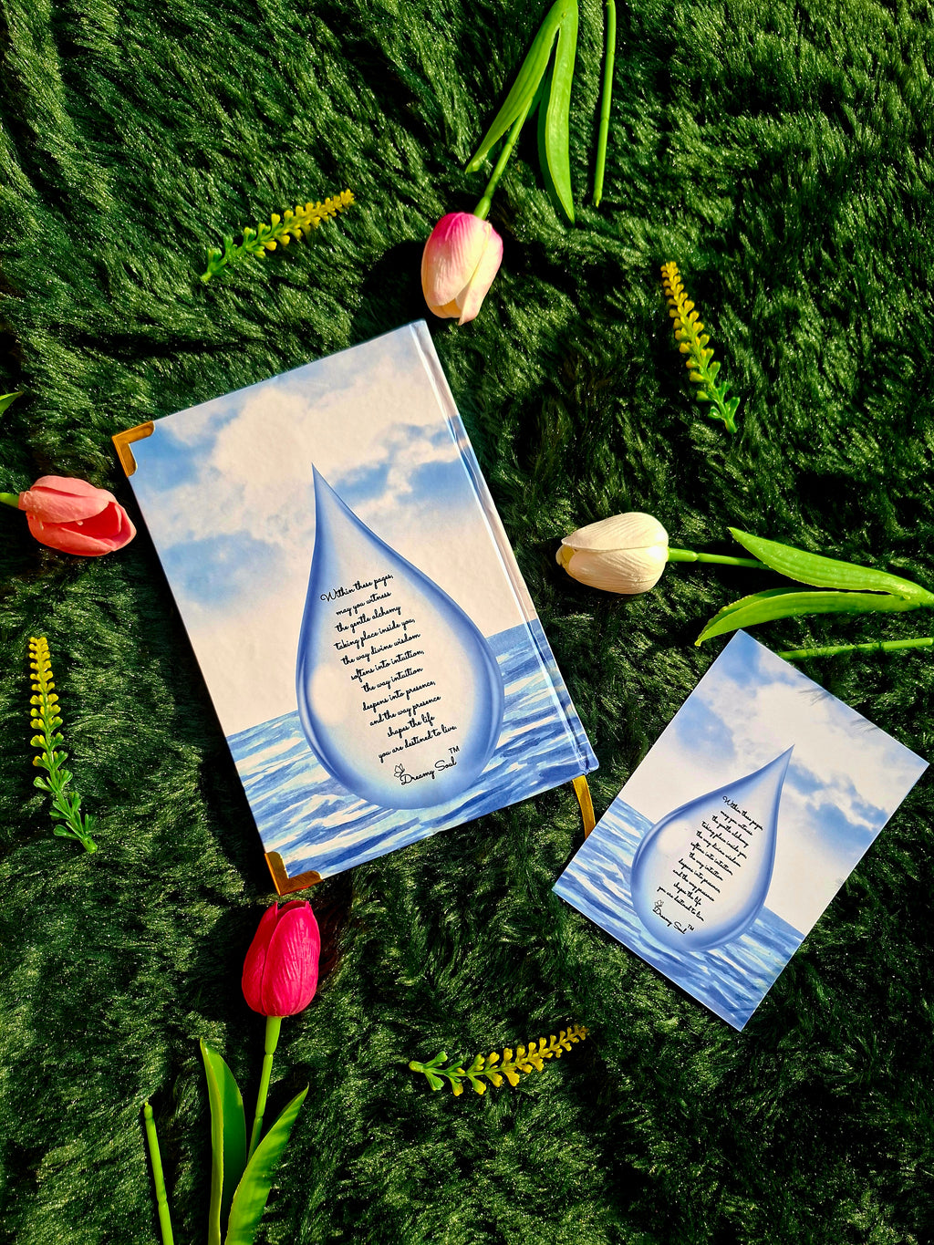 Sacred passage between heaven and earth - Executive Diary + Affirmation & Meditation Cards