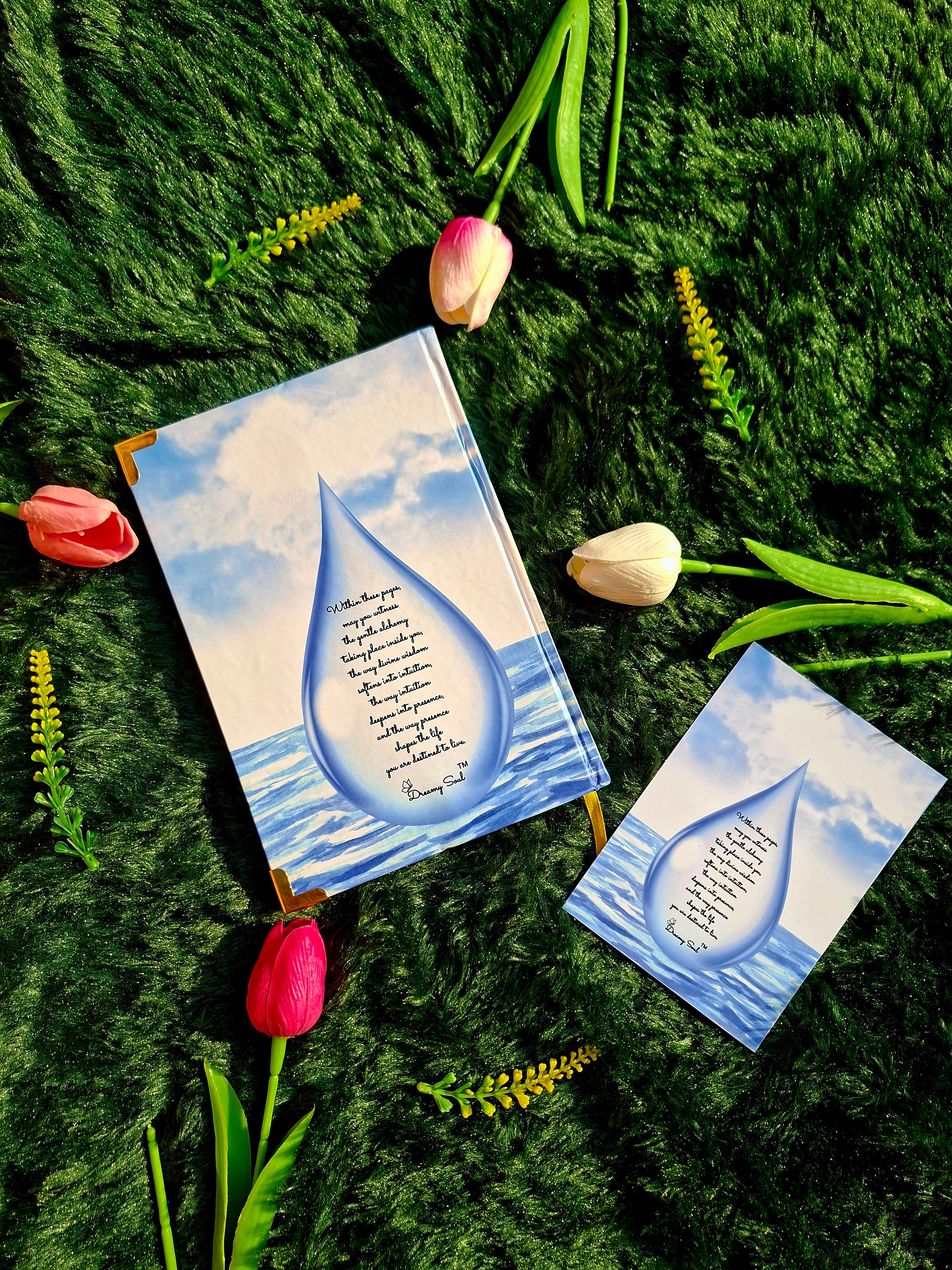 Sacred passage between heaven and earth - Executive Diary + Affirmation & Meditation Cards