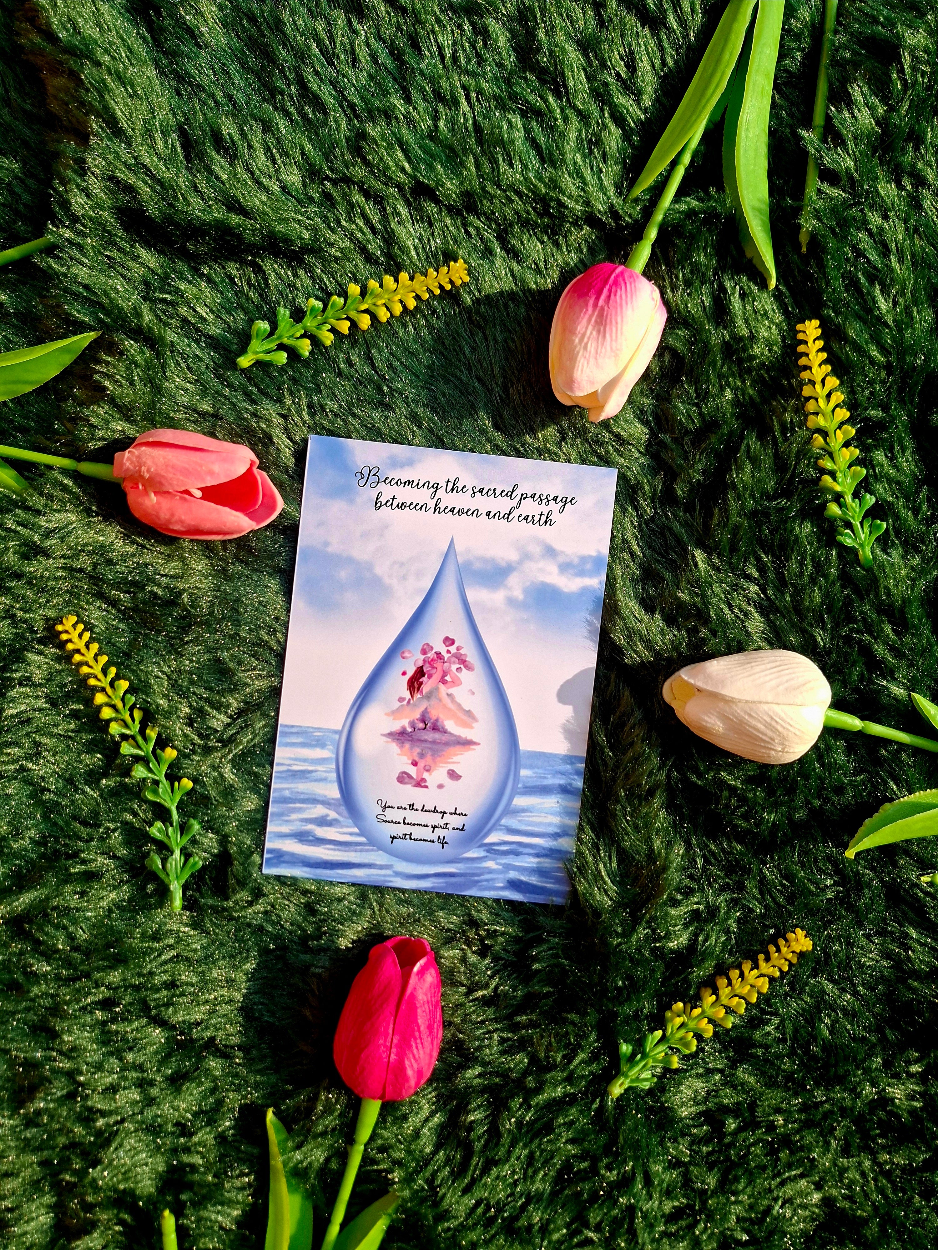 Sacred passage between heaven and earth - Executive Diary + Affirmation & Meditation Cards