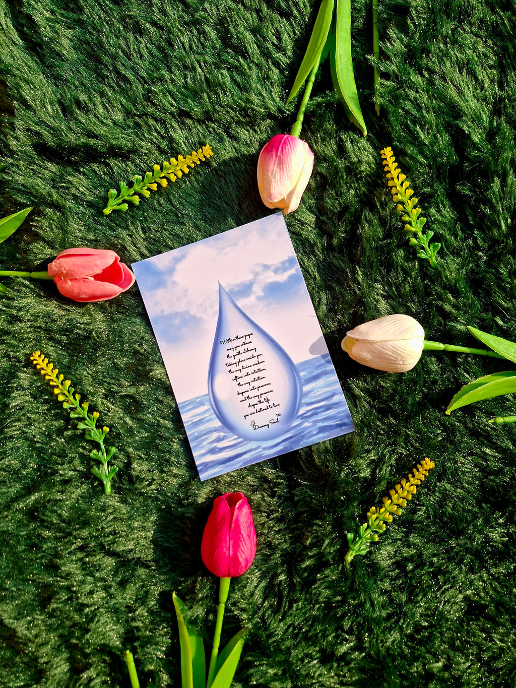 Sacred passage between heaven and earth - Executive Diary + Affirmation & Meditation Cards