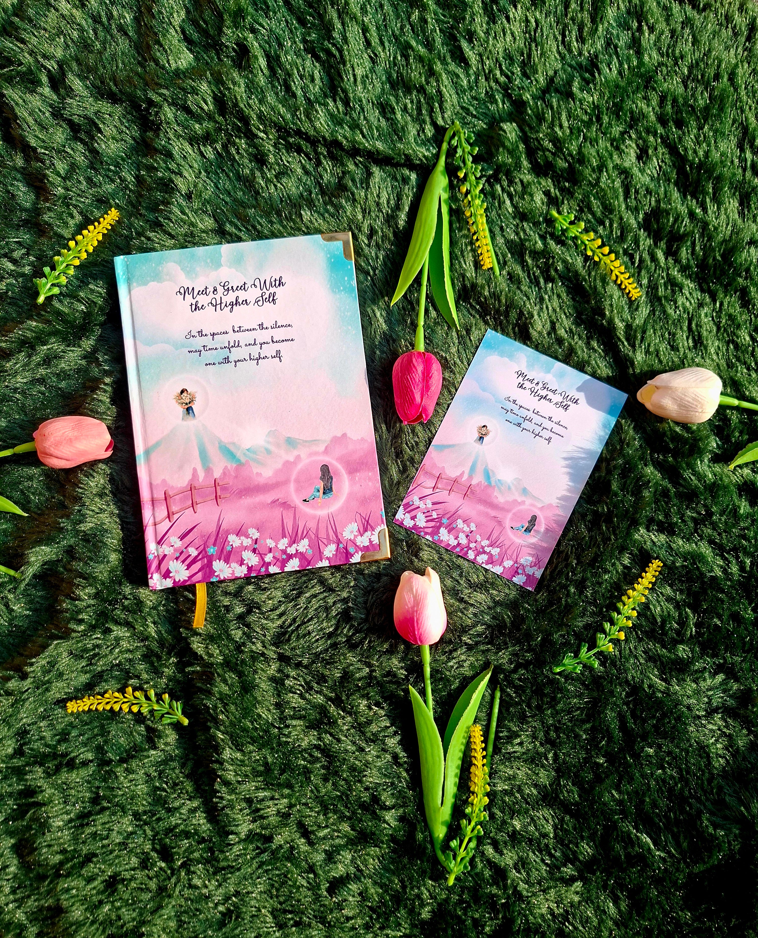 Meet and Greet With Higher Self - Diary (A5 Size) + Affirmation & Meditation Cards