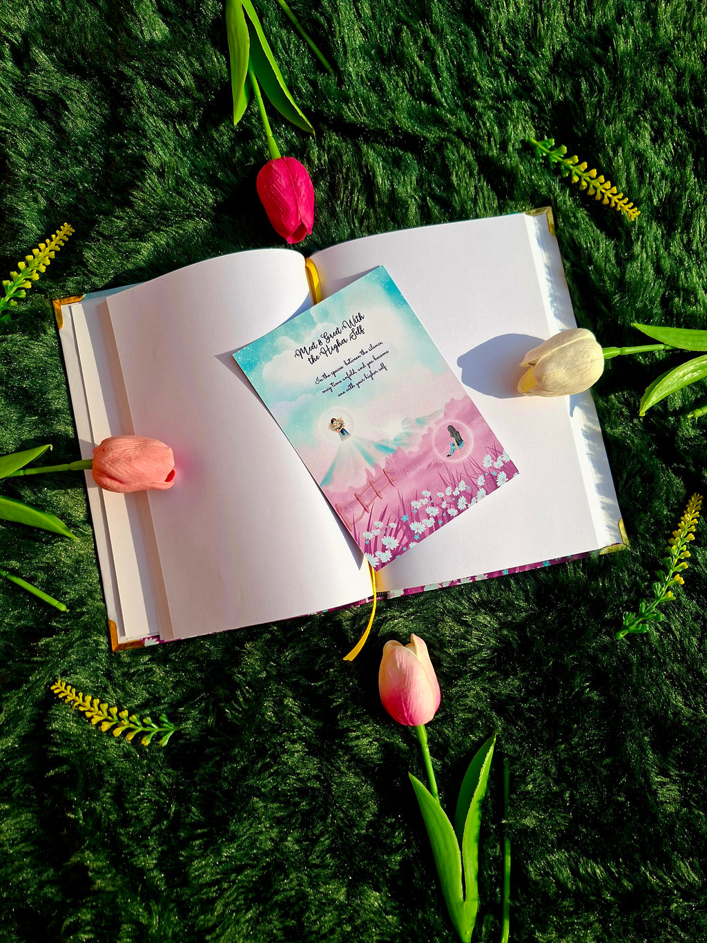 Meet and Greet With Higher Self - Diary (A5 Size) + Affirmation & Meditation Cards