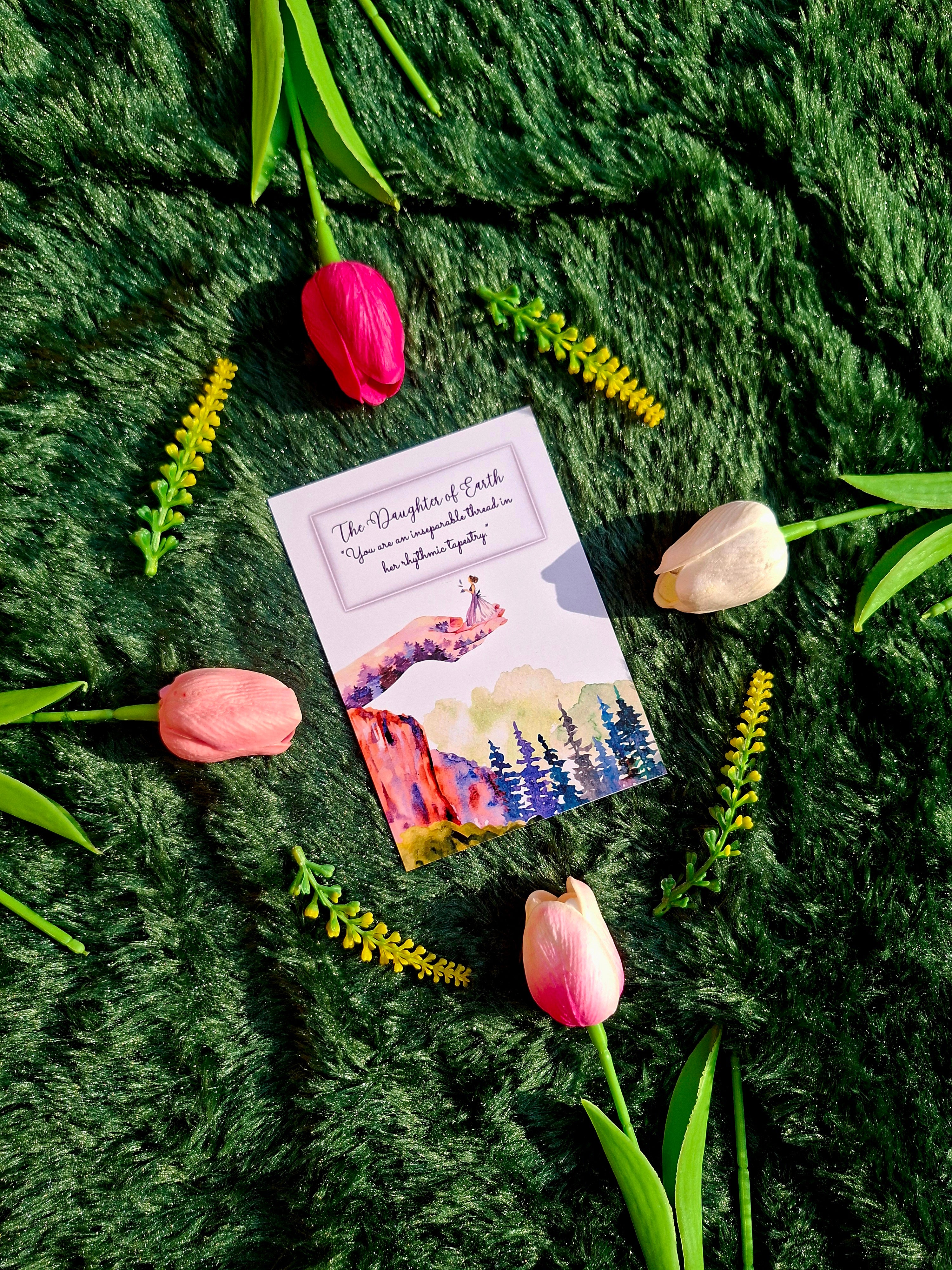 The Daughter of Earth - Diary (A5 Size) + Affirmation & Meditation Cards