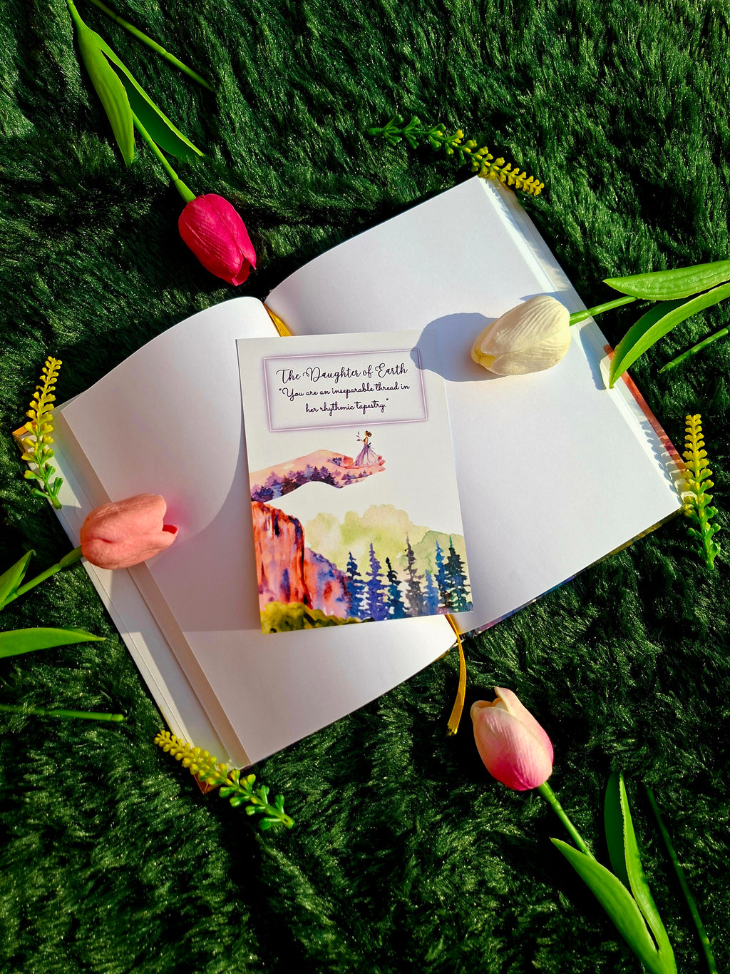 The Daughter of Earth - Diary (A5 Size) + Affirmation & Meditation Cards