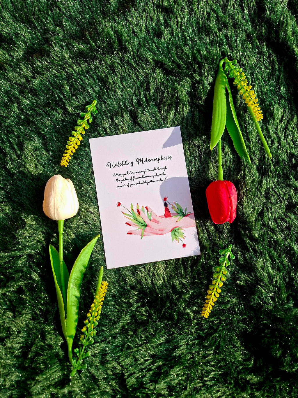 Unfolding Metamorphosis - Executive Diary + Affirmation & Meditation Cards