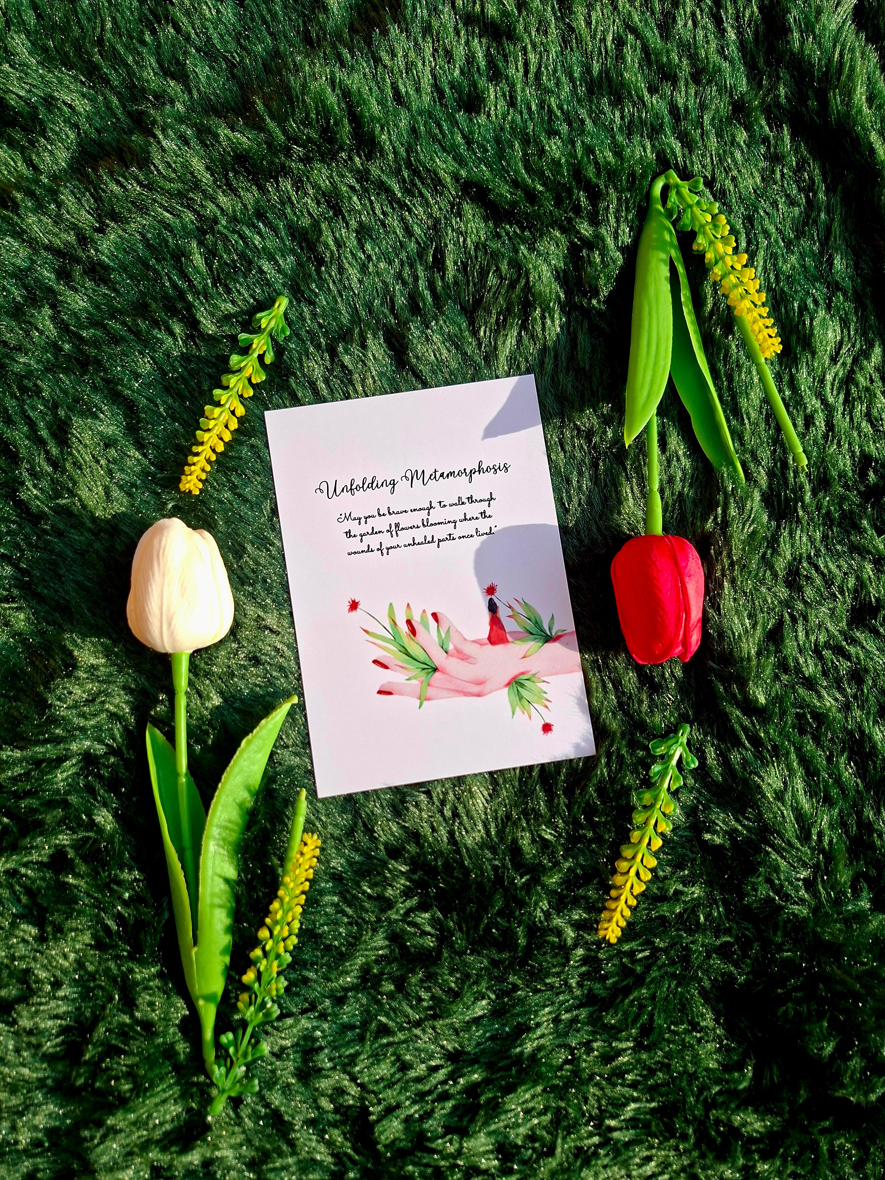 Unfolding Metamorphosis - Executive Diary + Affirmation & Meditation Cards
