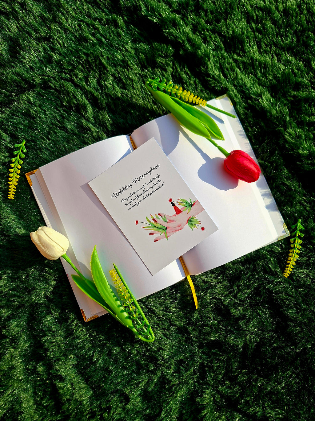 Unfolding Metamorphosis - Executive Diary + Affirmation & Meditation Cards