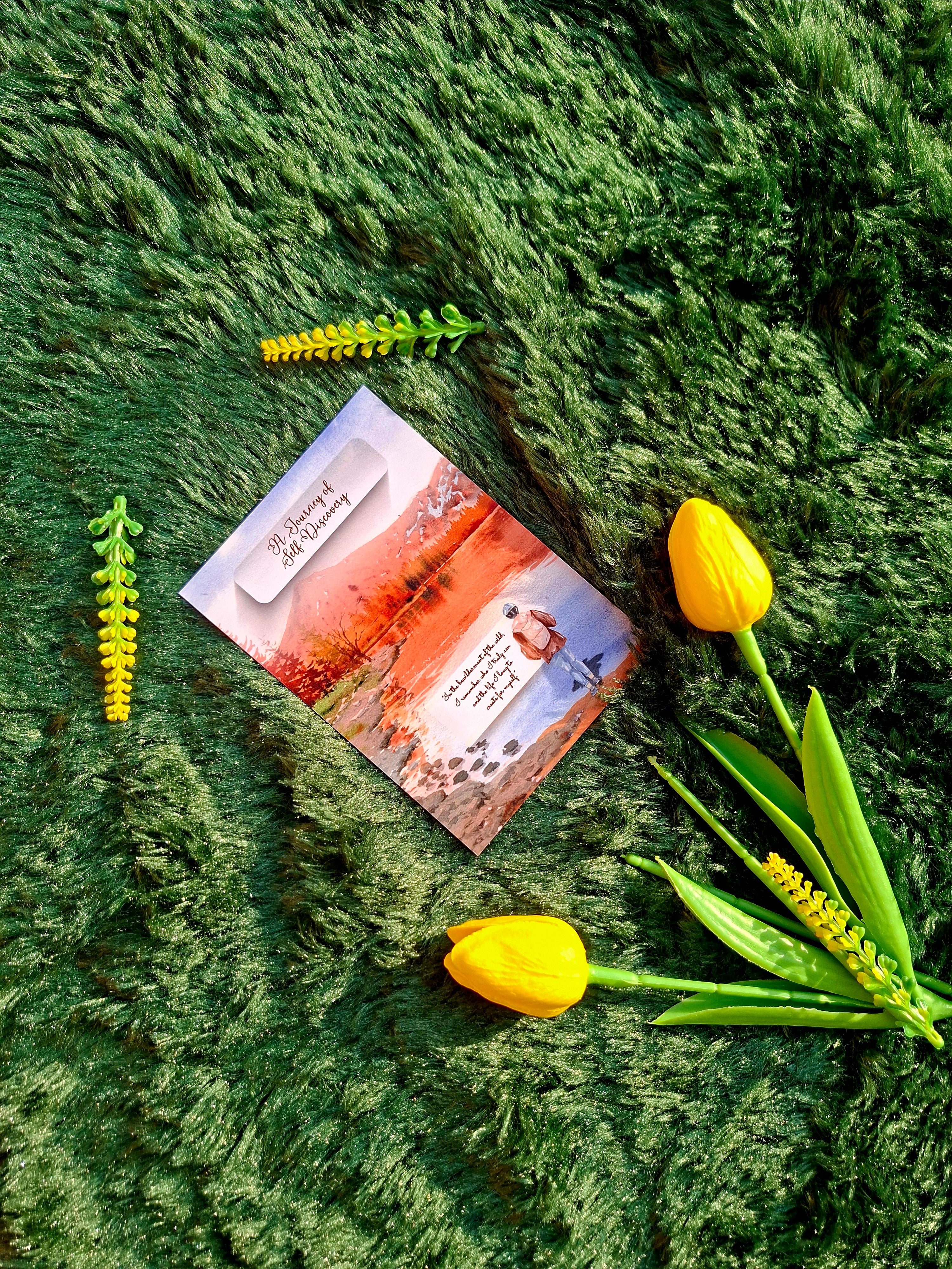 A Journey of Self Discovery - Diary (A5 Size) + Affirmation & Meditation Cards