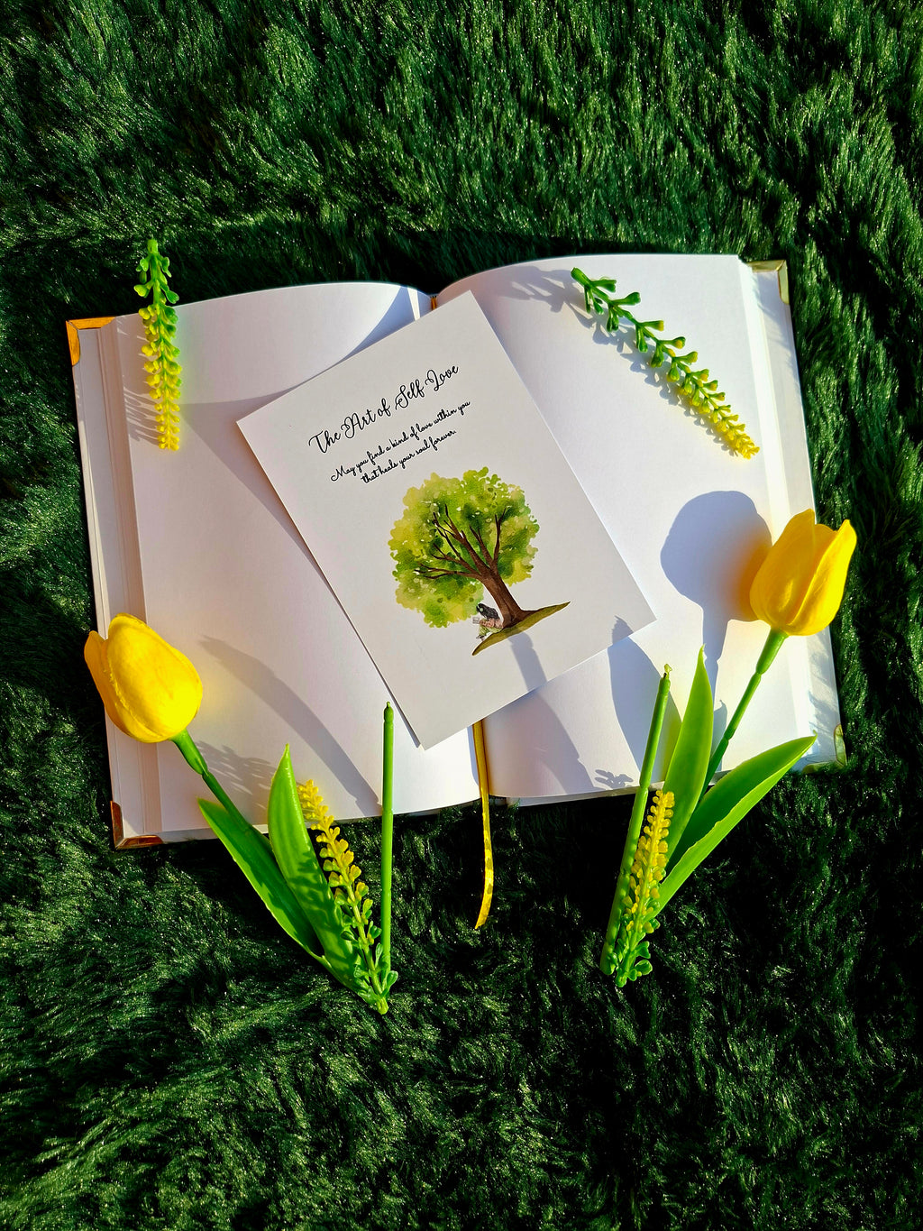 The Art of Self Love - Diary (A5 Size) + Affirmation & Meditation Cards