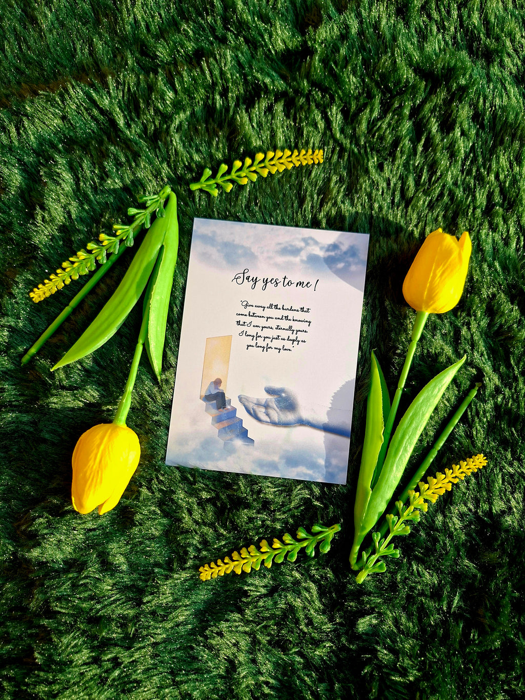 Say yes to me! - Diary (A5 Size) + Affirmation & Meditation Cards