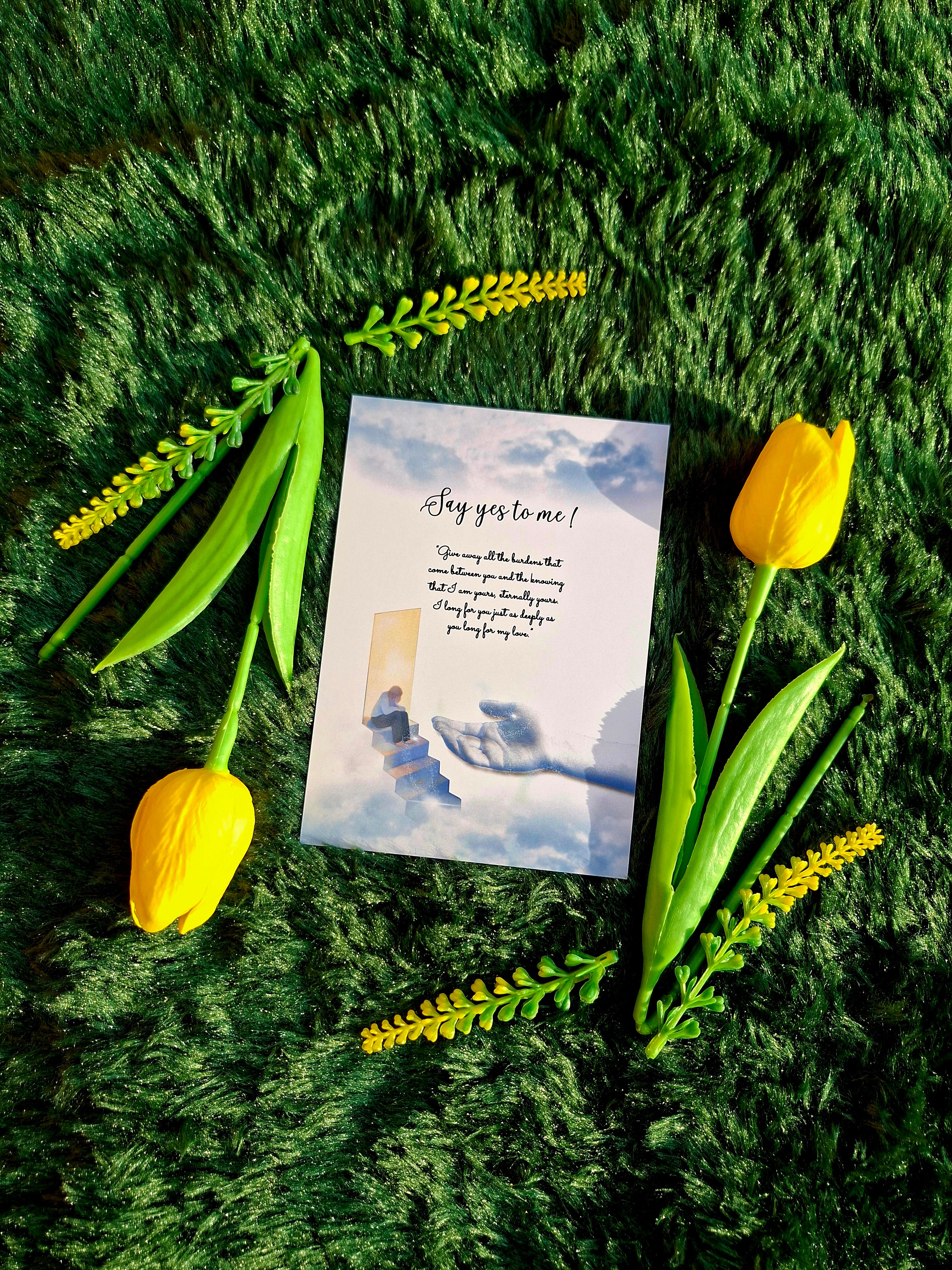 Say yes to me! - Diary (A5 Size) + Affirmation & Meditation Cards