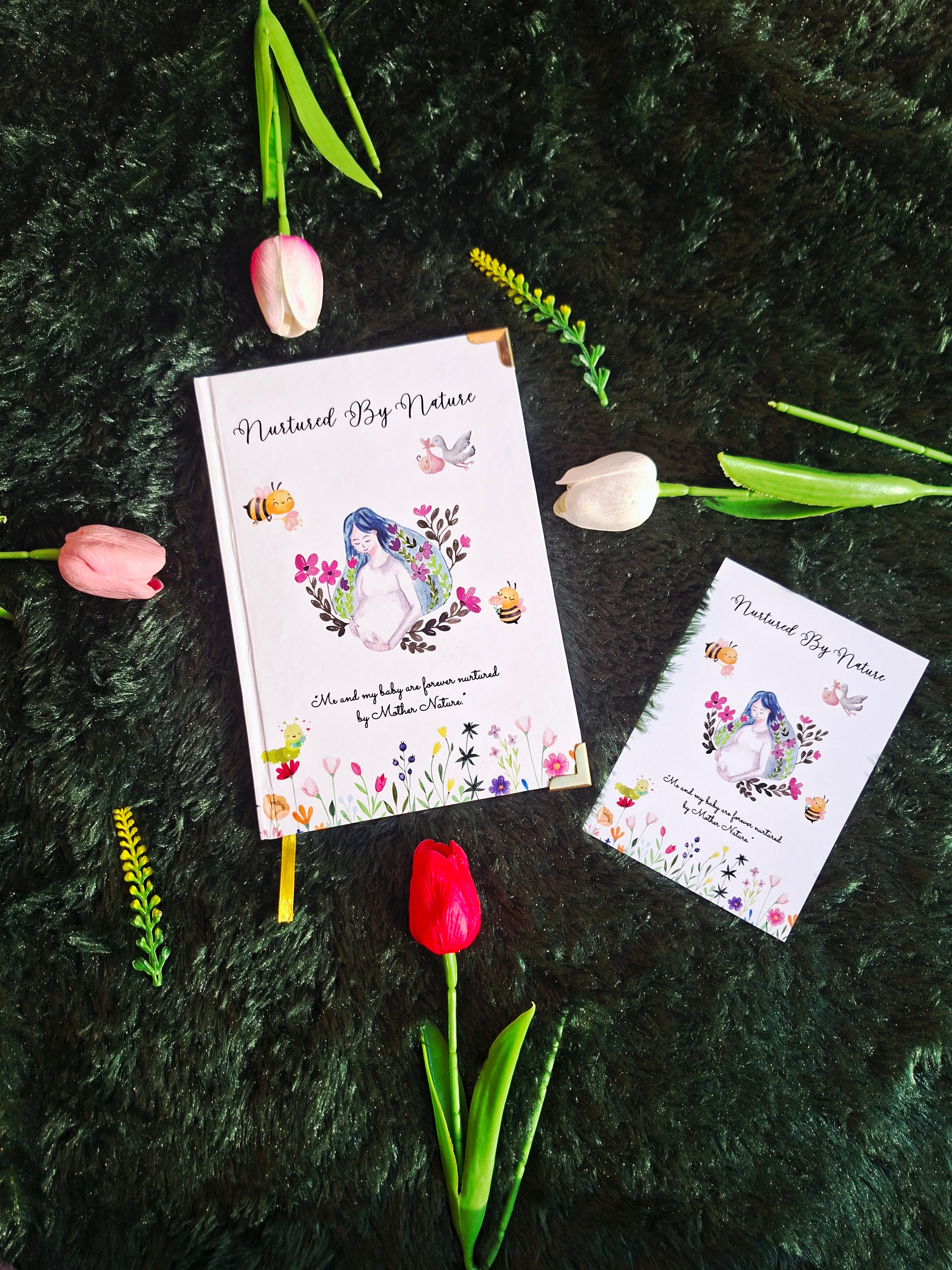 Nurtured by Nature- Diary (A5 Size) + Affirmation & Meditation Cards