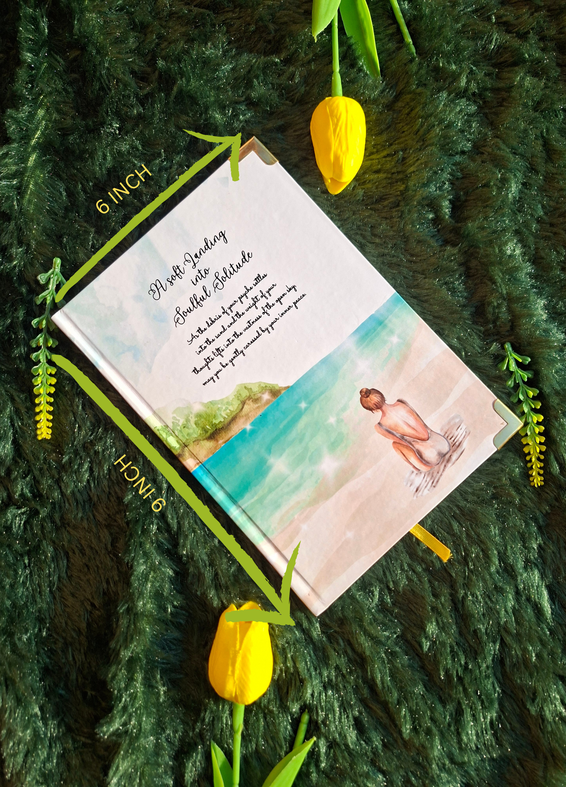 A soft Landing into Soulful Solitude - Executive Diary + Affirmation & Meditation Cards