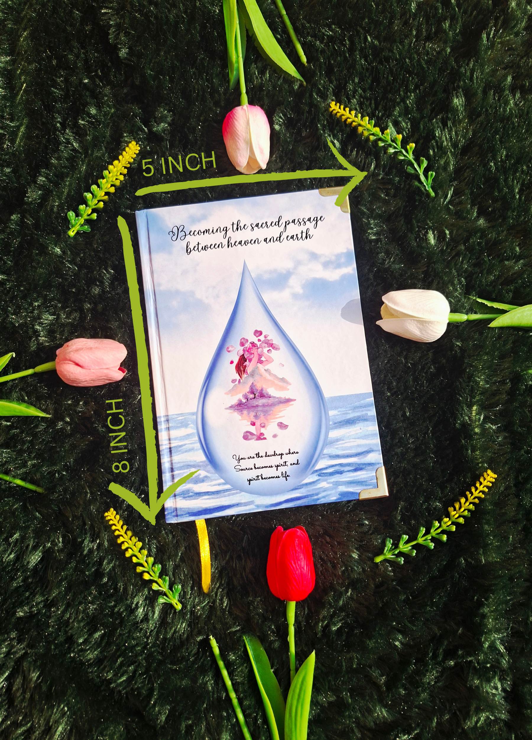 Sacred passage between heaven and earth - Diary (A5 Size) + Affirmation & Meditation Cards