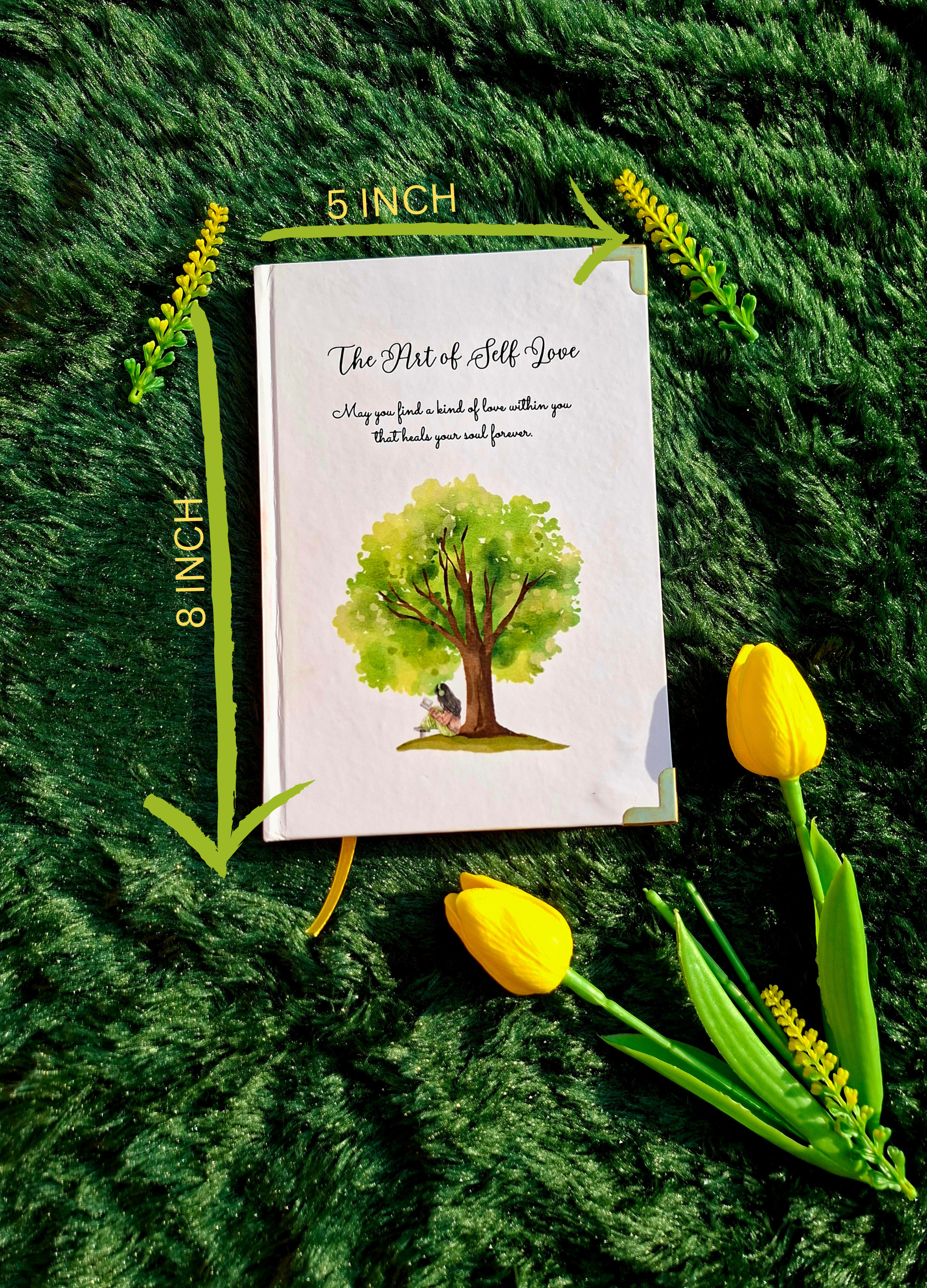 The Art of Self Love - Diary (A5 Size) + Affirmation & Meditation Cards