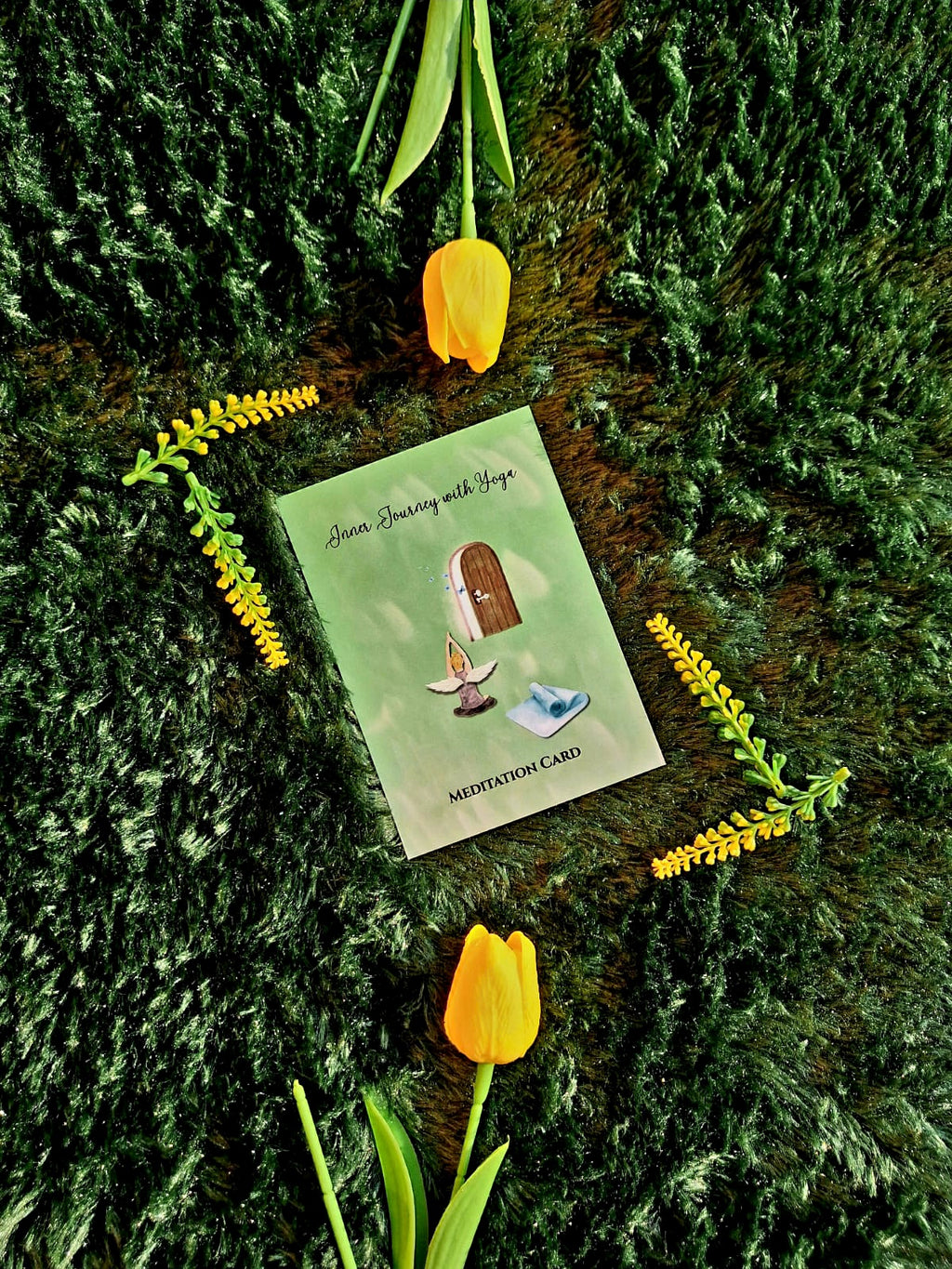 Inner Journey With Yoga- Diary (A5 Size) + Affirmation & Meditation Cards