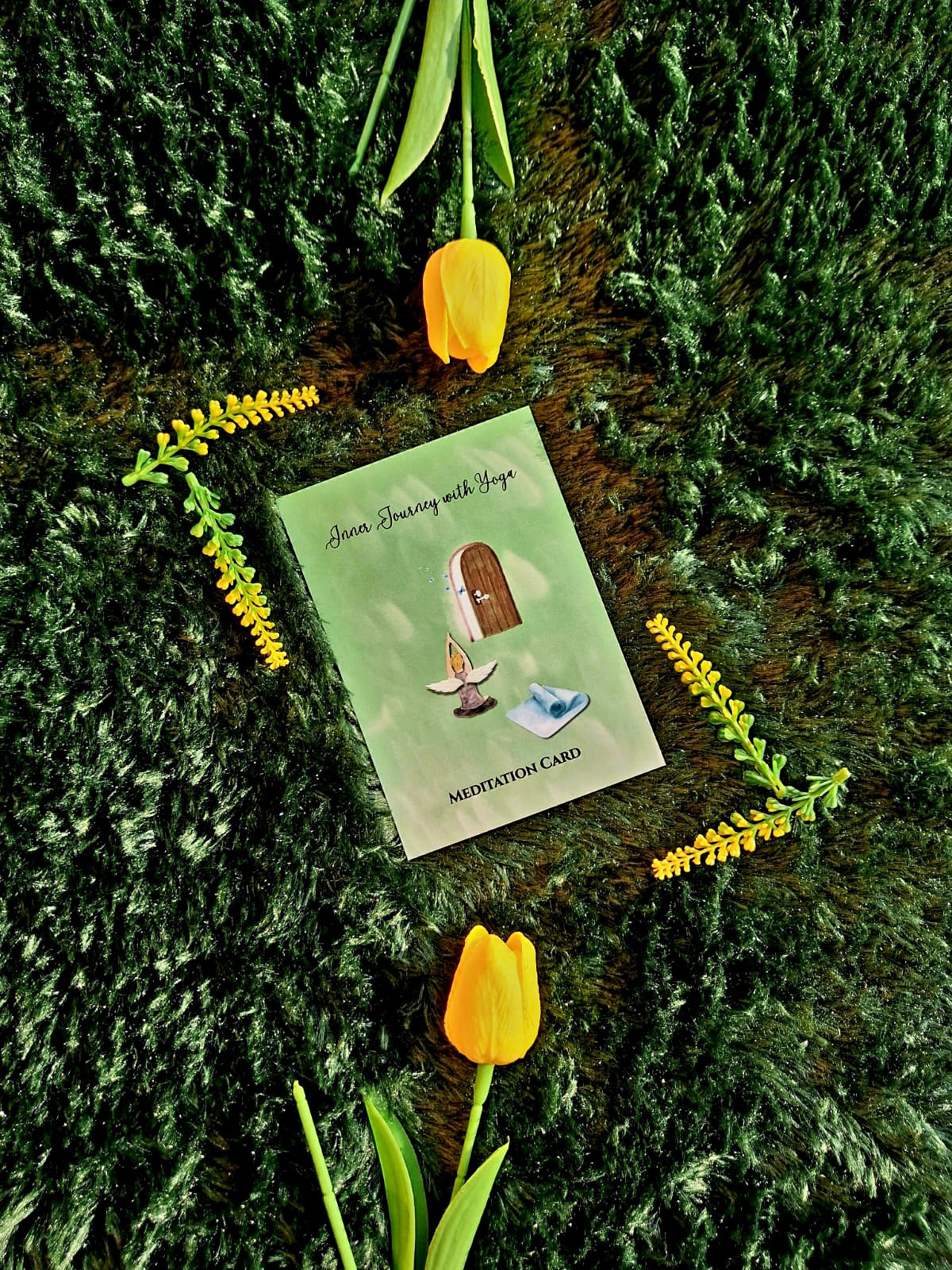 Inner Journey With Yoga- Diary (A5 Size) + Affirmation & Meditation Cards