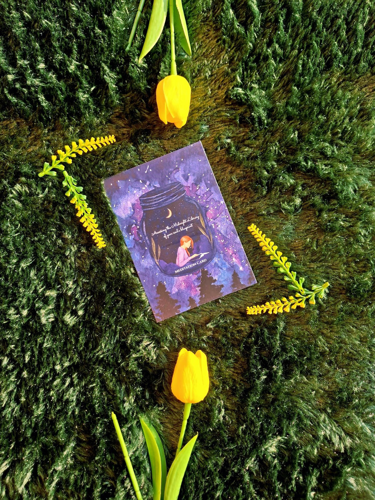 Midnight Library of soul’s blueprint - Diary (A5 Size) + Affirmation & Meditation Cards