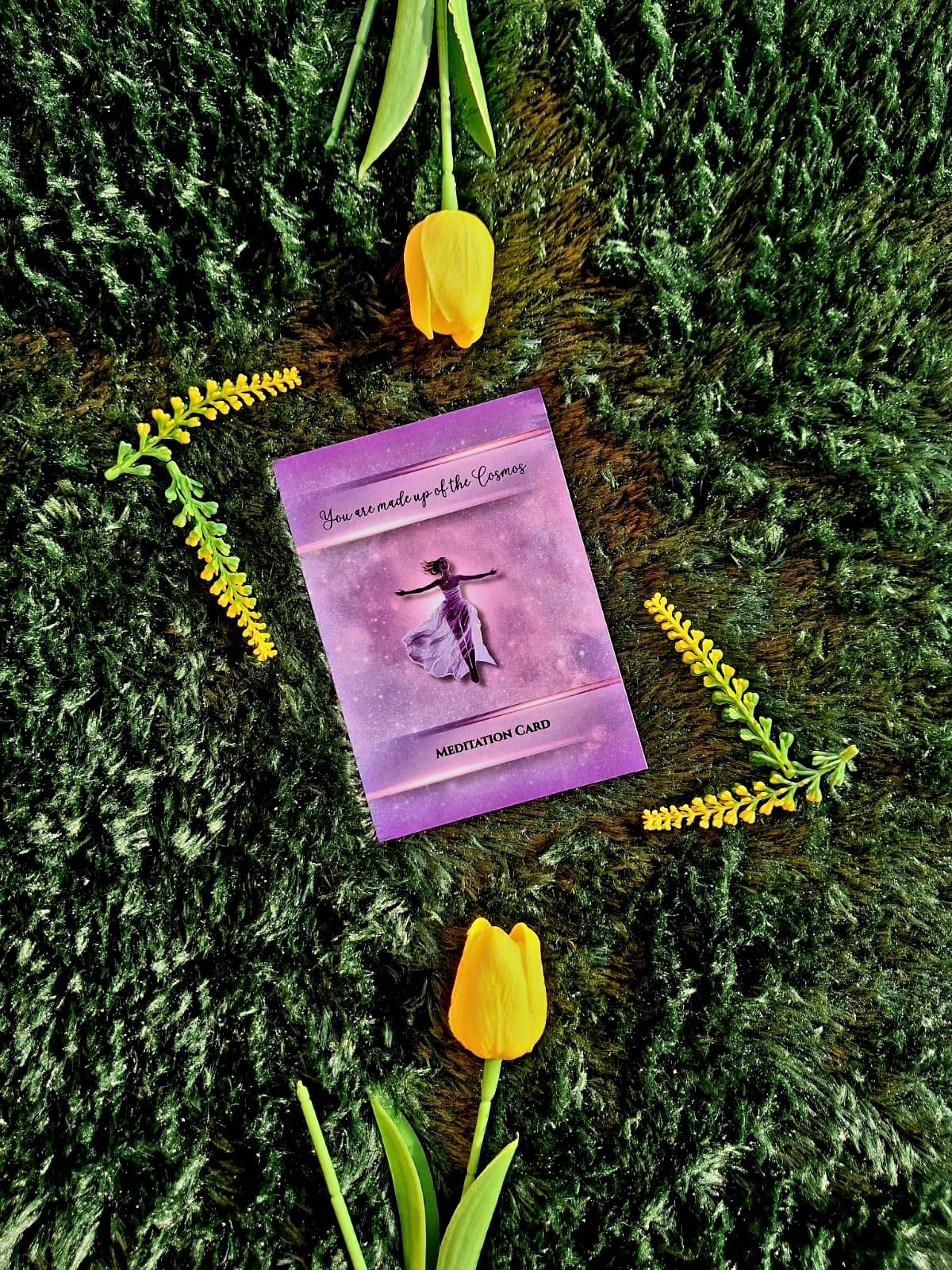 You are made up of the Cosmos- Spiral Notebook + Affirmation & Meditation Cards