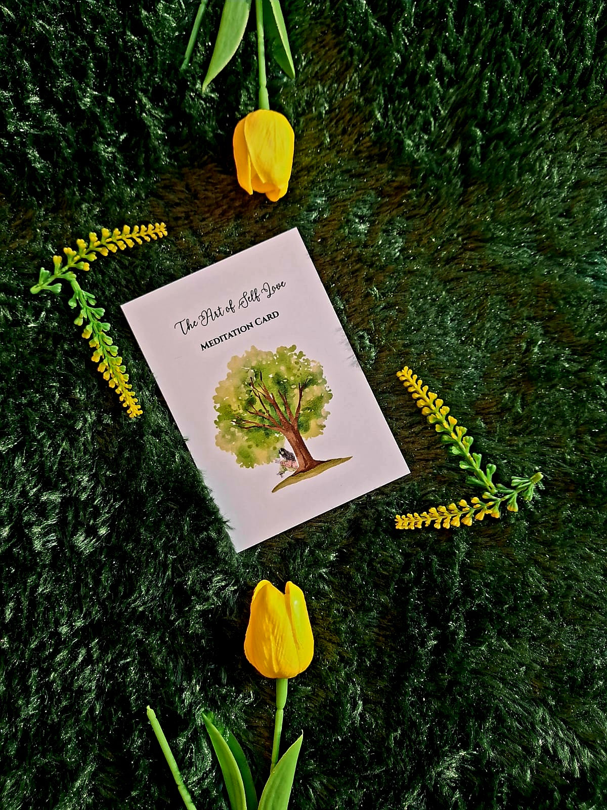 The Art of Self Love - Diary (A5 Size) + Affirmation & Meditation Cards