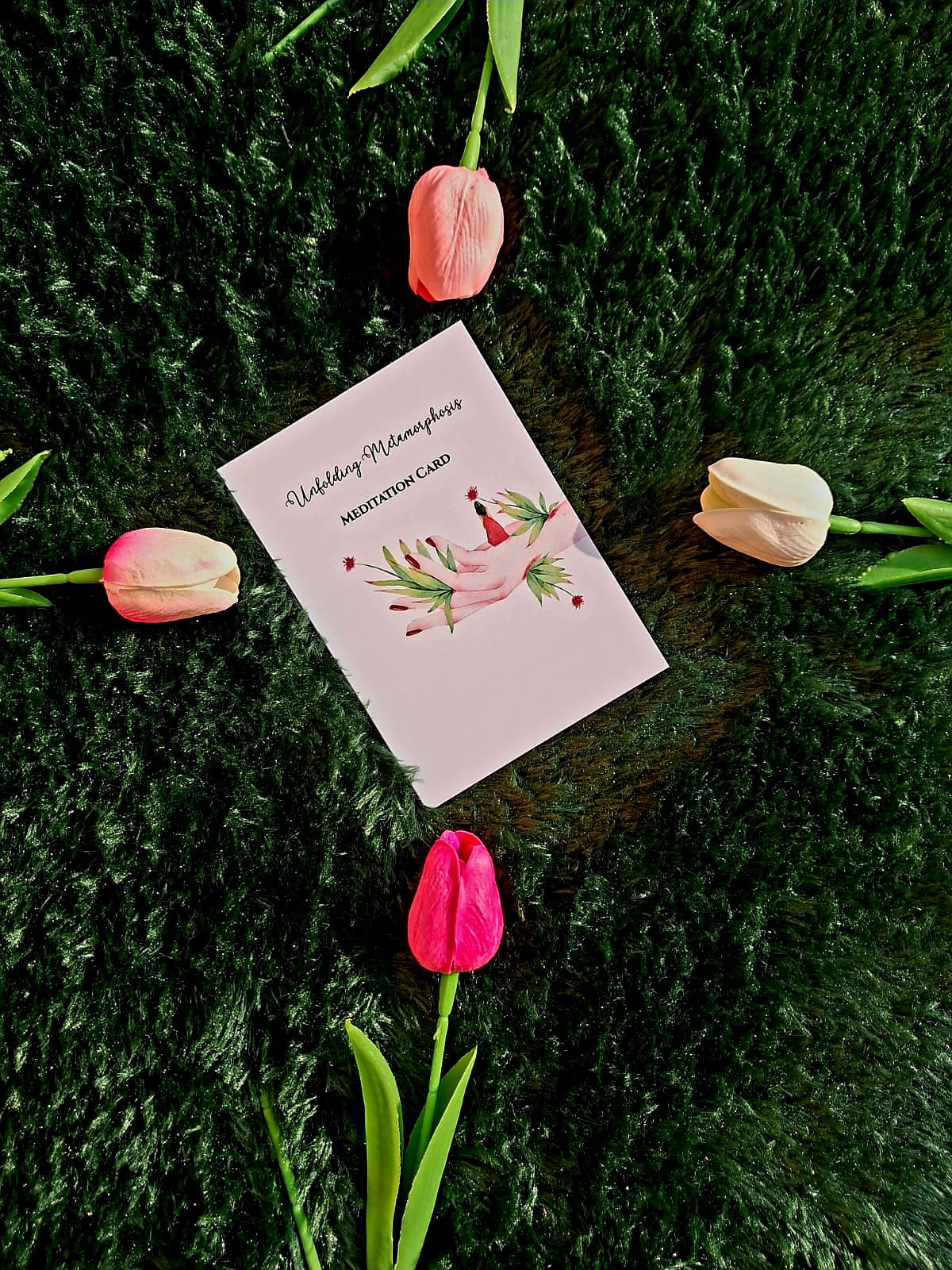 Unfolding Metamorphosis - Executive Diary + Affirmation & Meditation Cards