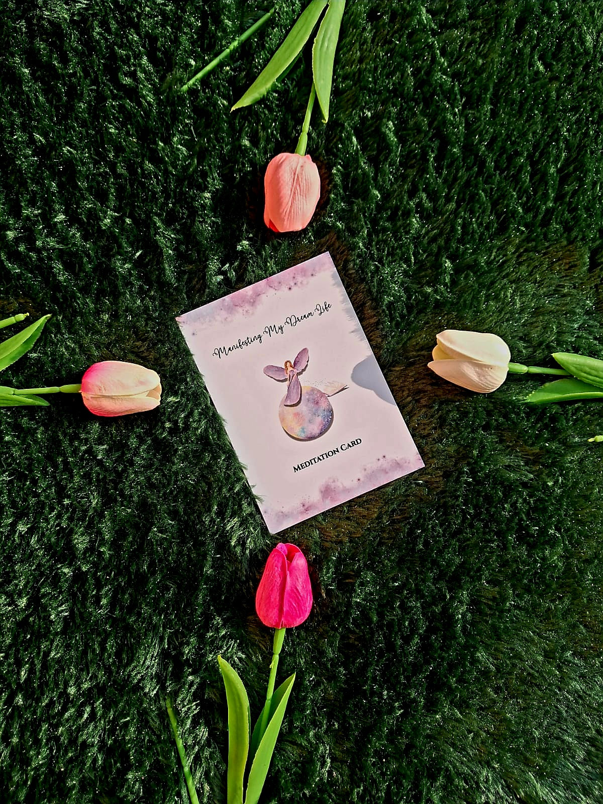 Manifesting My Dream Life- Diary (A5 Diary) + Affirmation & Meditation Cards