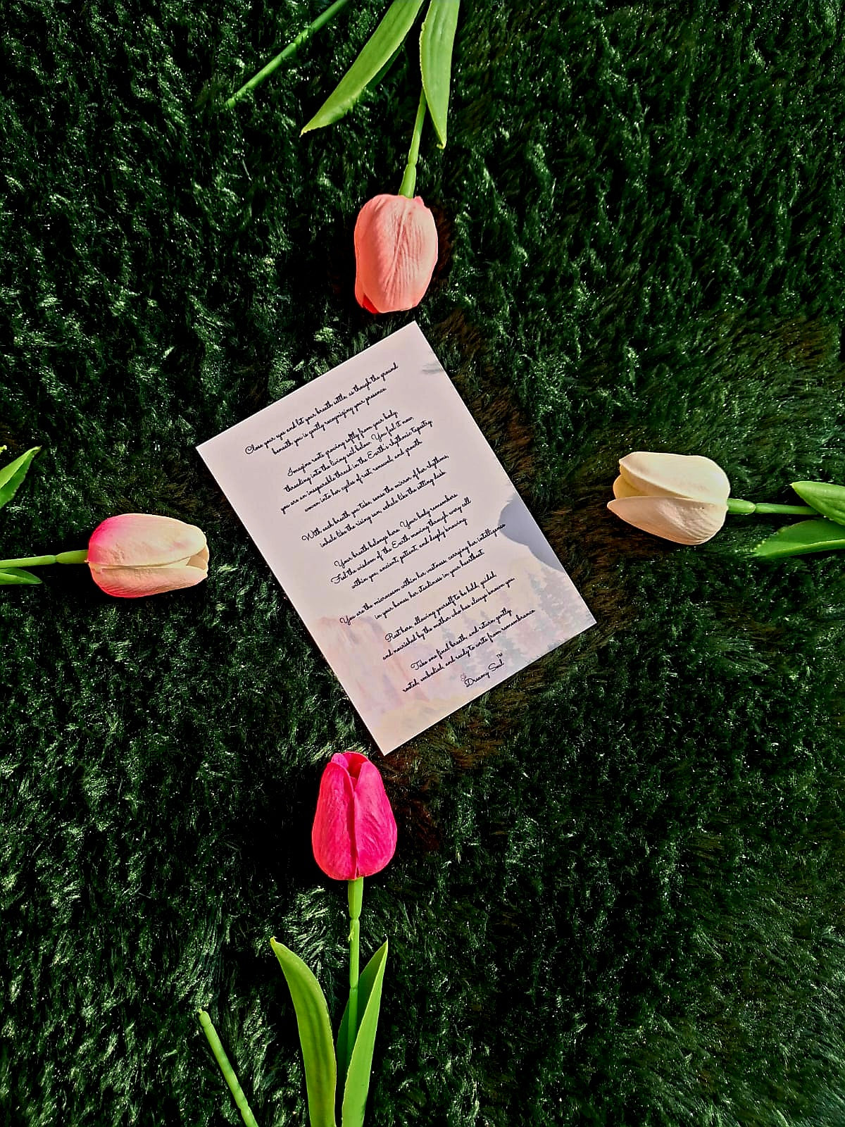 The Daughter of Earth - Diary (A5 Size) + Affirmation & Meditation Cards